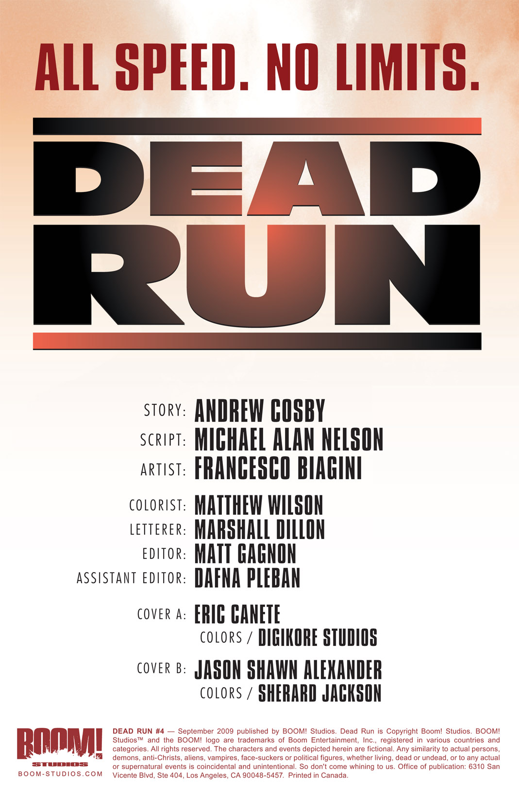 Read online Dead Run comic -  Issue #4 - 3