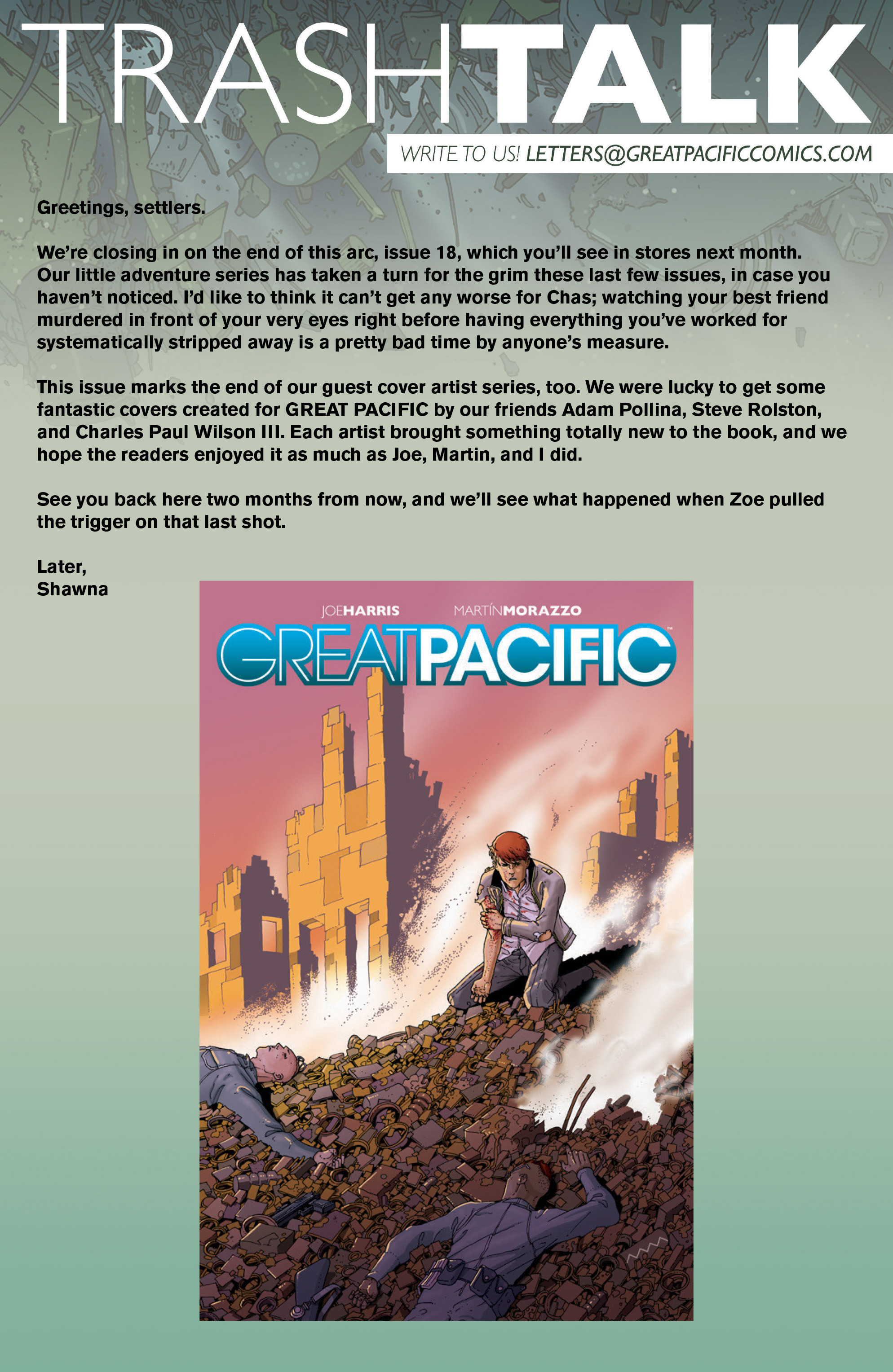 Read online Great Pacific comic -  Issue #16 - 25