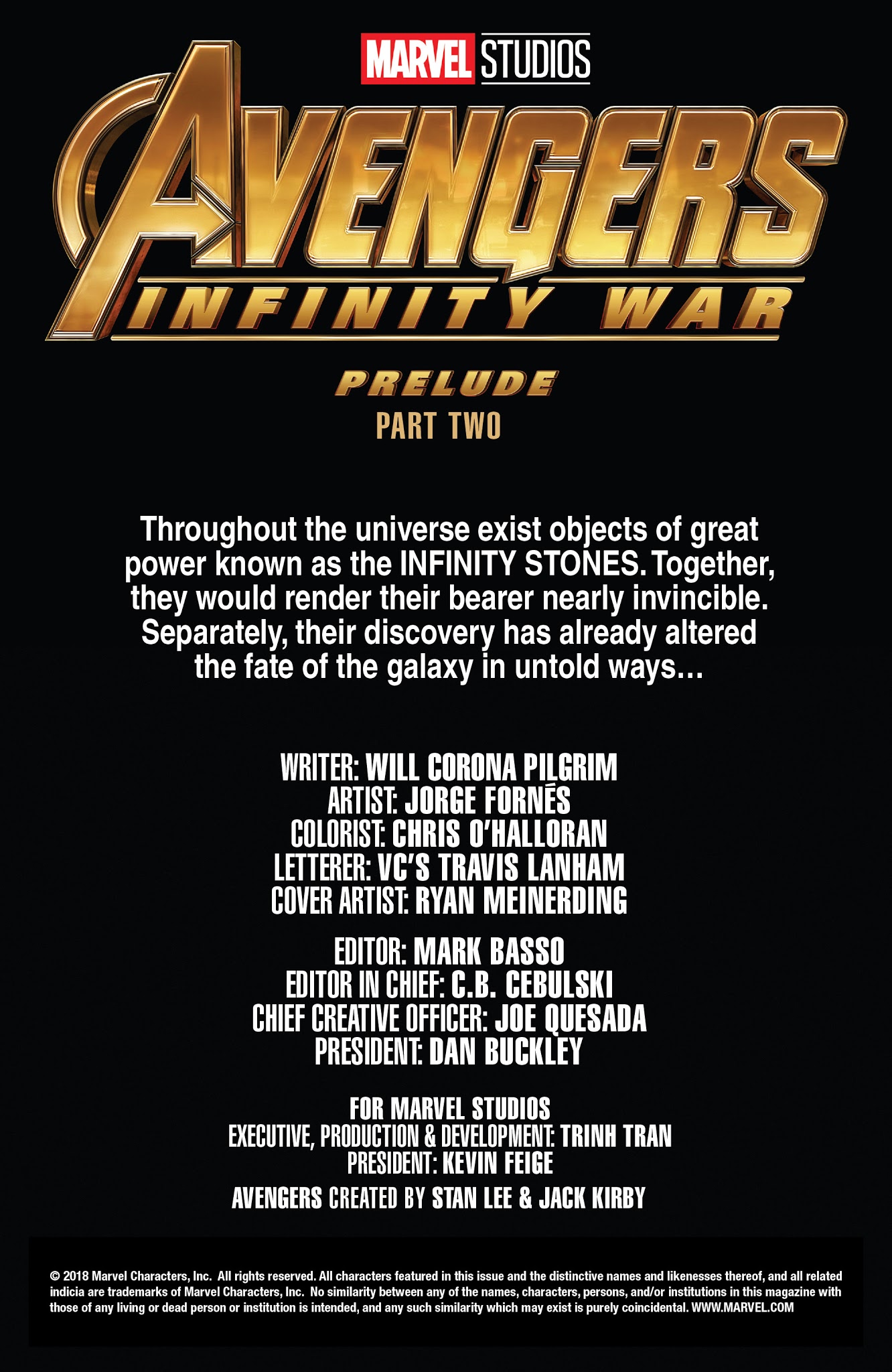 Read online Avengers Infinity War Prelude comic -  Issue #2 - 2