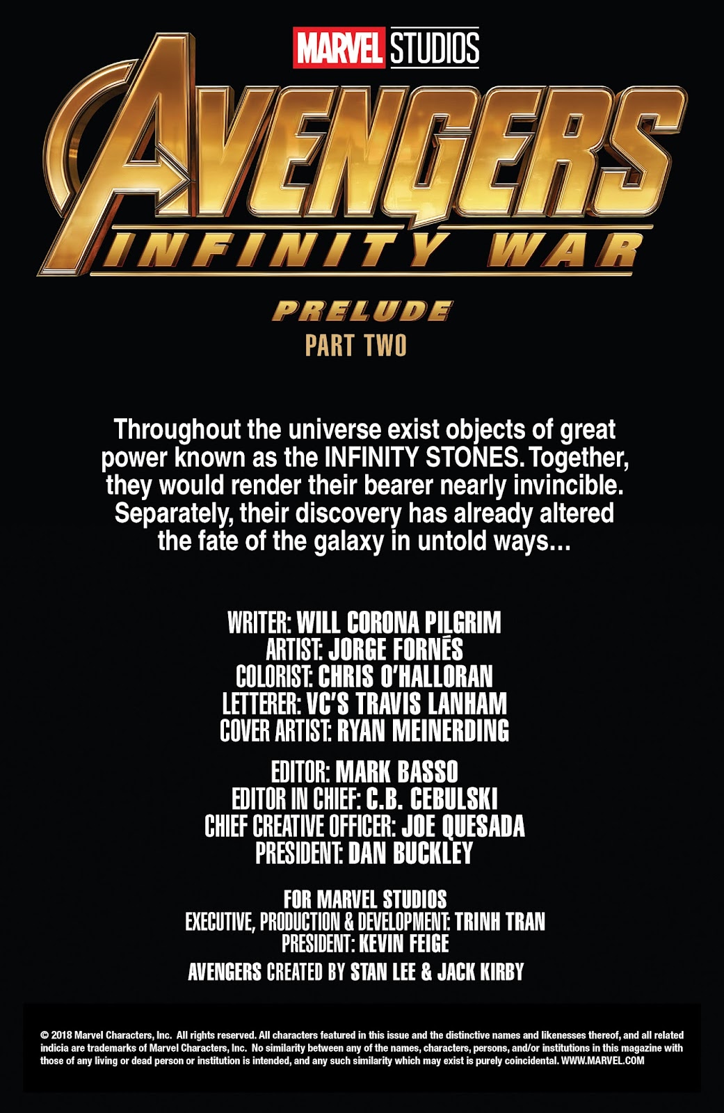 Avengers Infinity War Prelude issue 2 - Page 2
