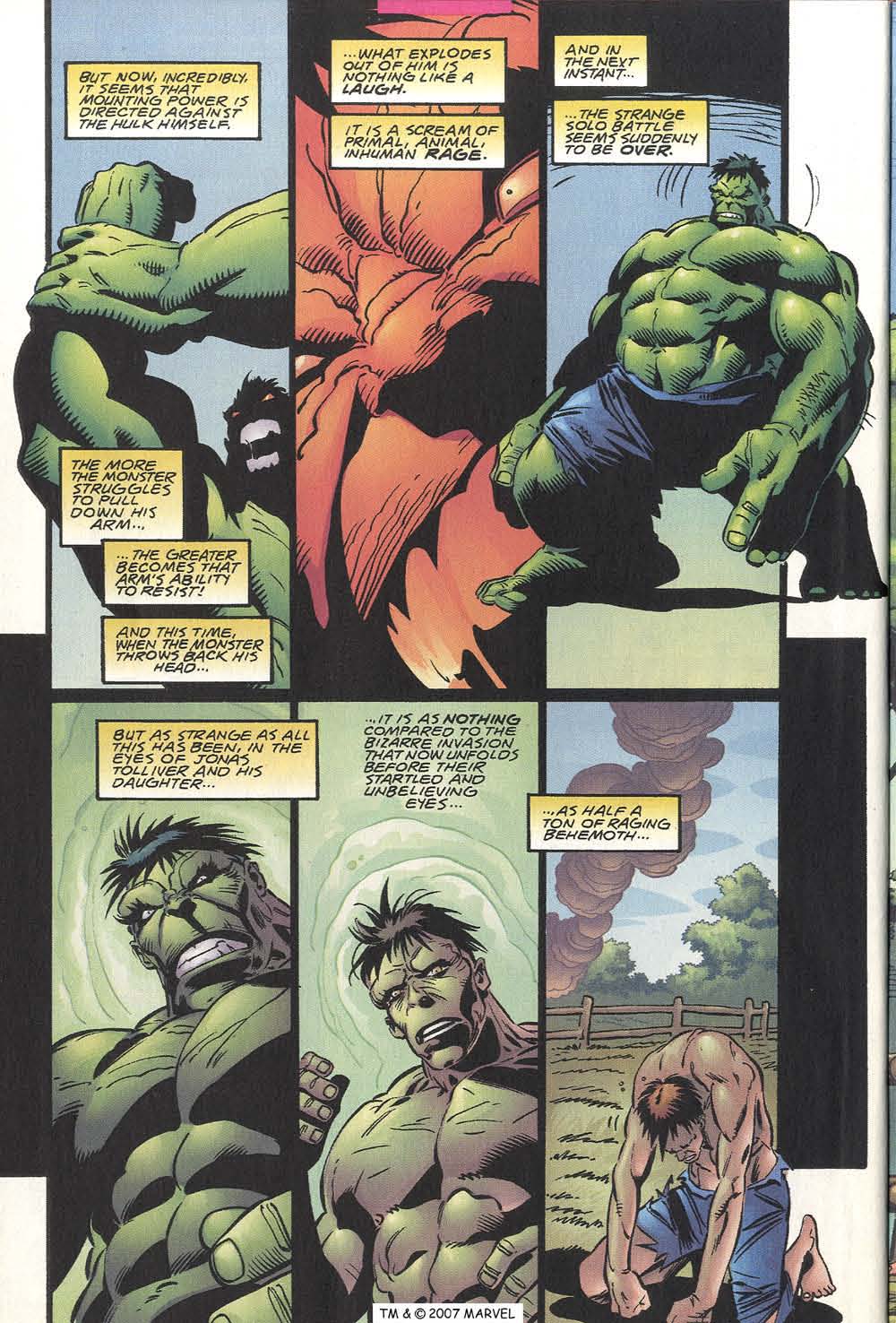 Read online Hulk (1999) comic -  Issue #2 - 32