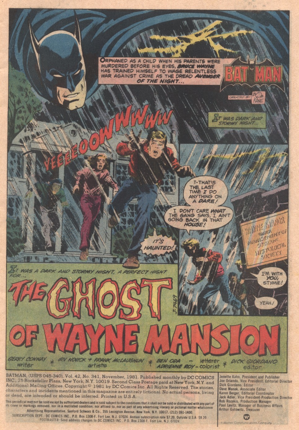 Read online Batman (1940) comic -  Issue #341 - 2