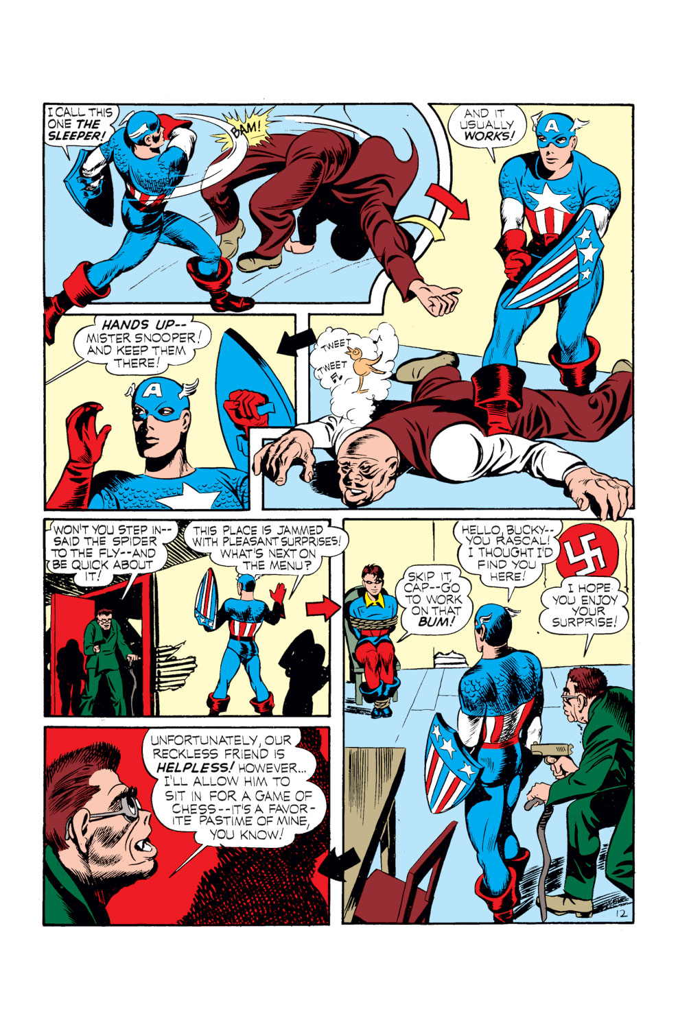 Read online Captain America Comics comic Issue 1