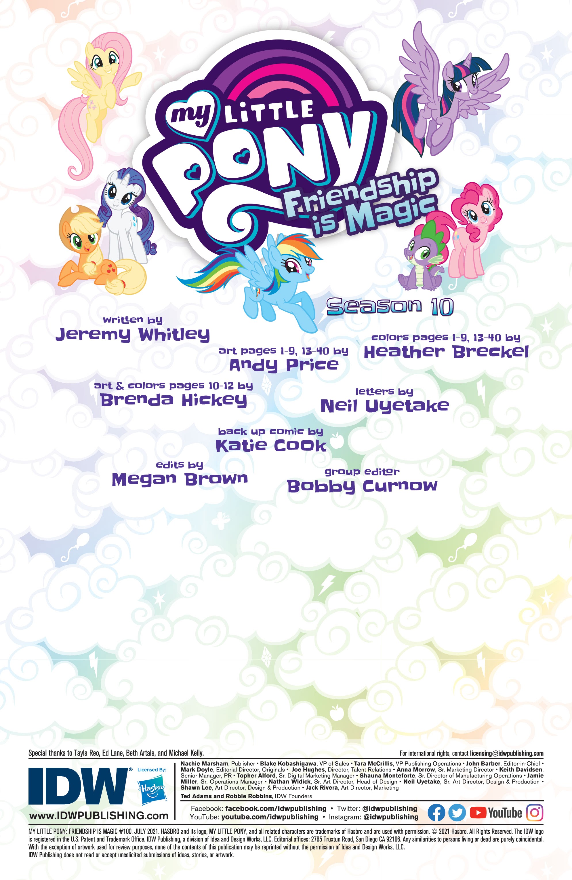 Read online My Little Pony: Friendship is Magic comic -  Issue #100 - 2