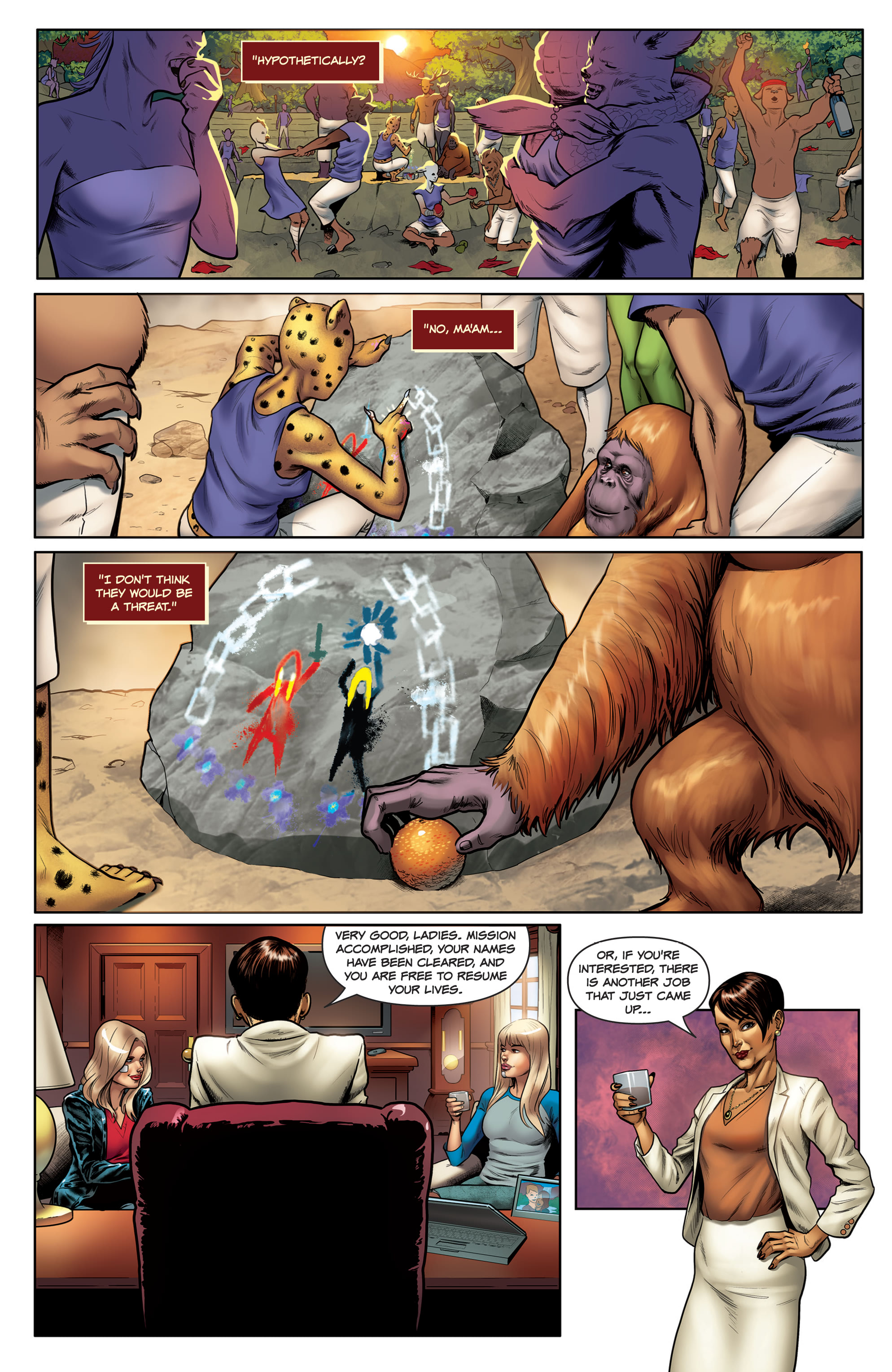 Read online Red Agent: Island of Dr Moreau comic -  Issue #5 - 22
