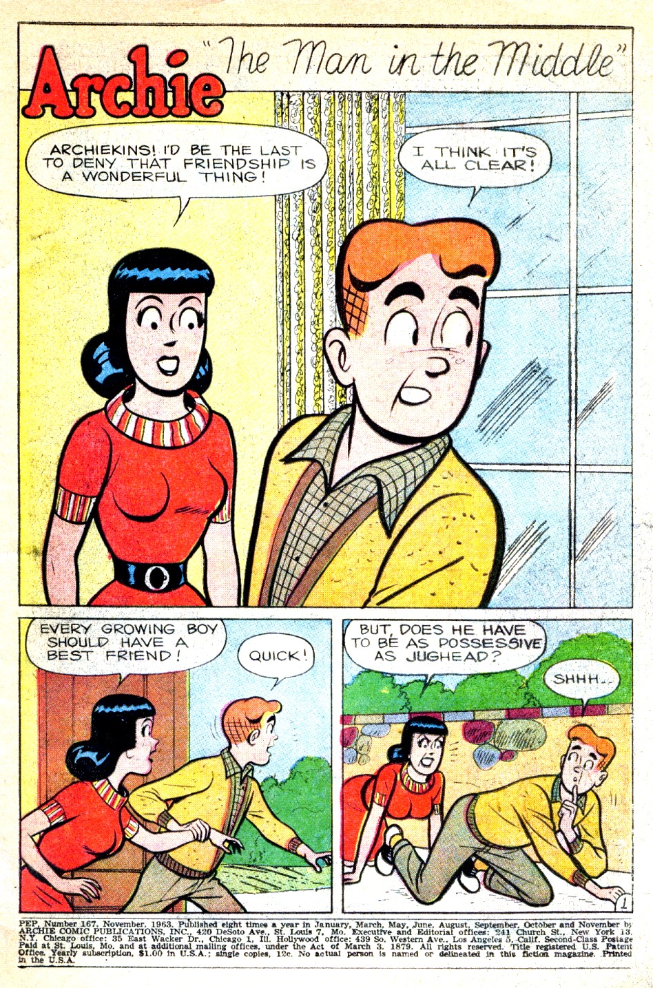 Read online Pep Comics comic -  Issue #167 - 3