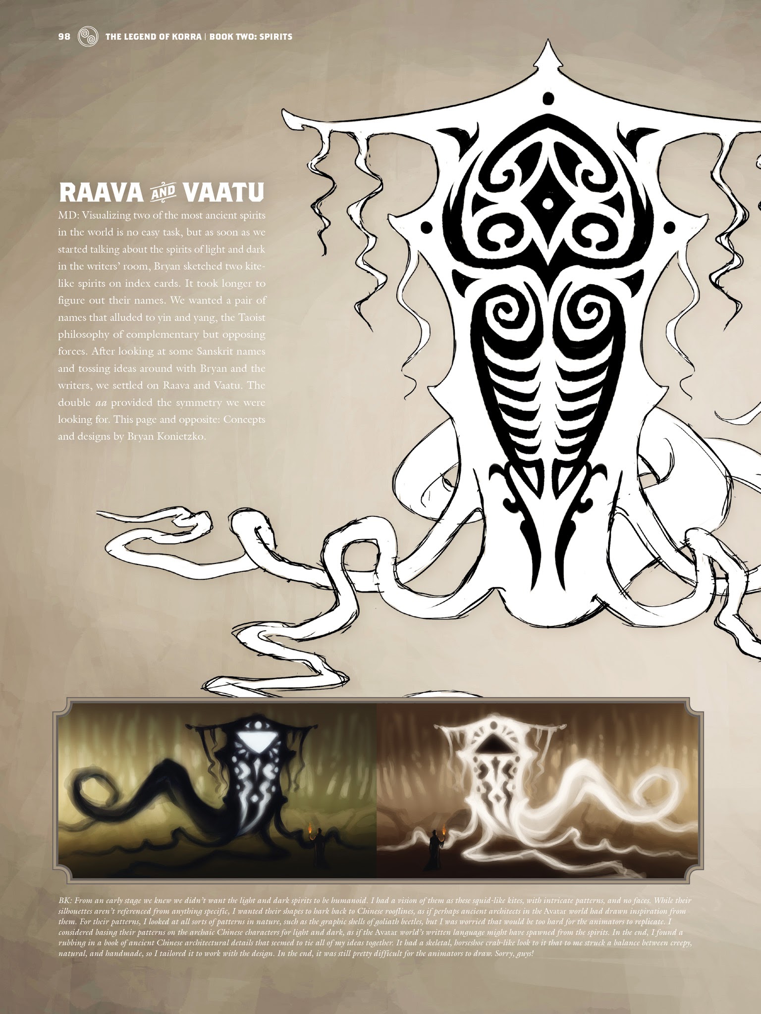 Read online The Legend of Korra: The Art of the Animated Series comic -  Issue # TPB 2 - 91