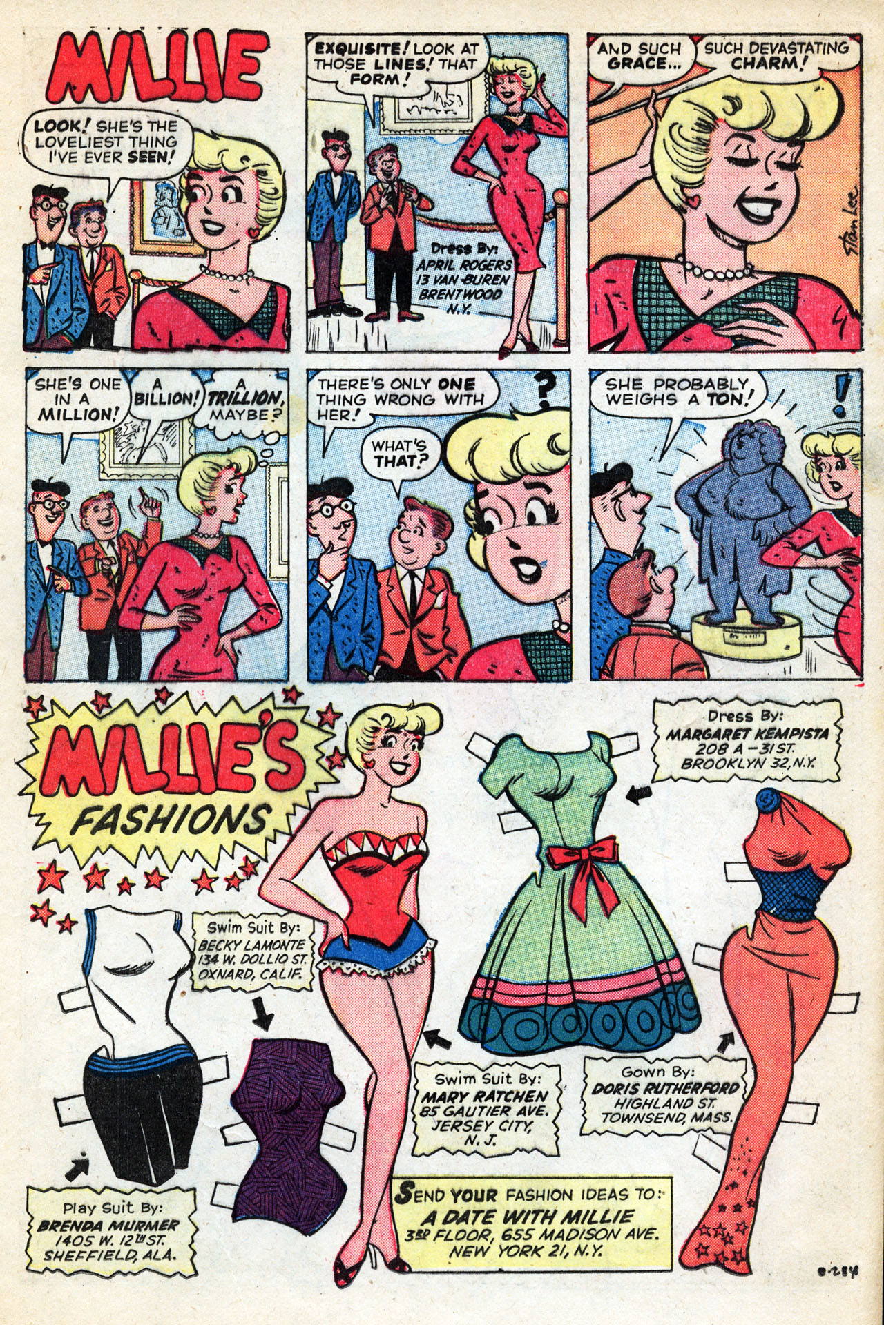Read online A Date with Millie (1959) comic -  Issue #2 - 21