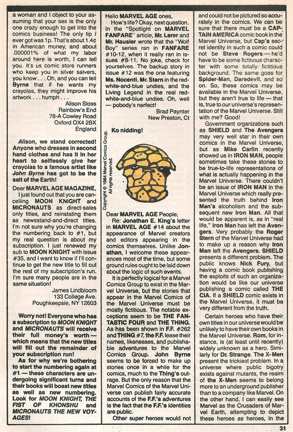 Read online Marvel Age comic -  Issue #18 - 32