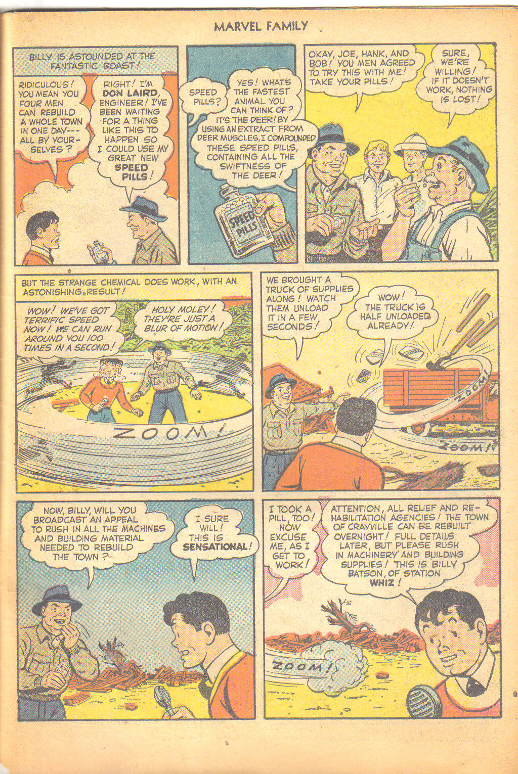 Read online The Marvel Family comic -  Issue #43 - 44