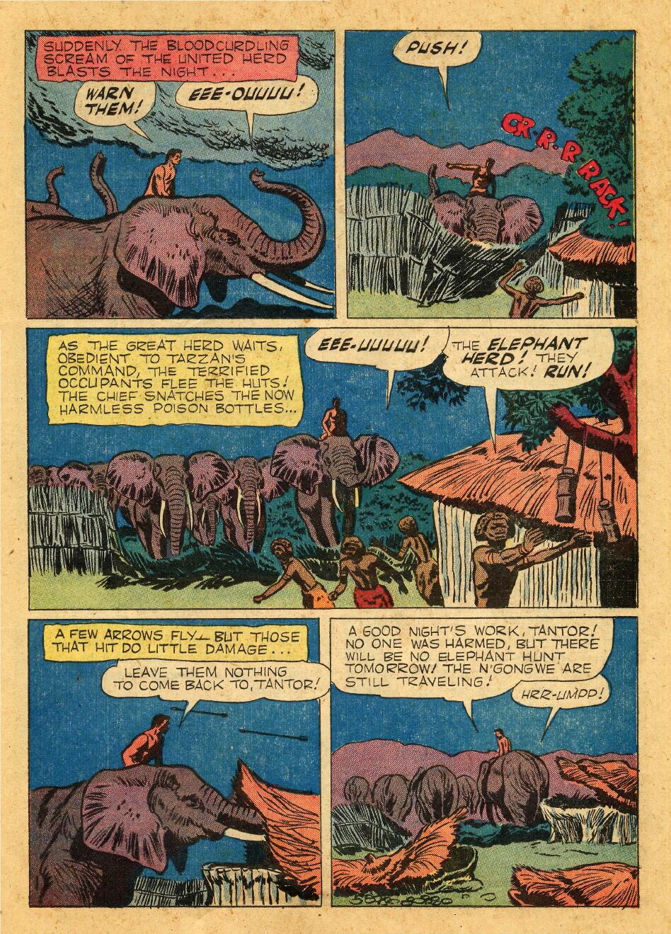 Read online Tarzan (1948) comic -  Issue #90 - 17