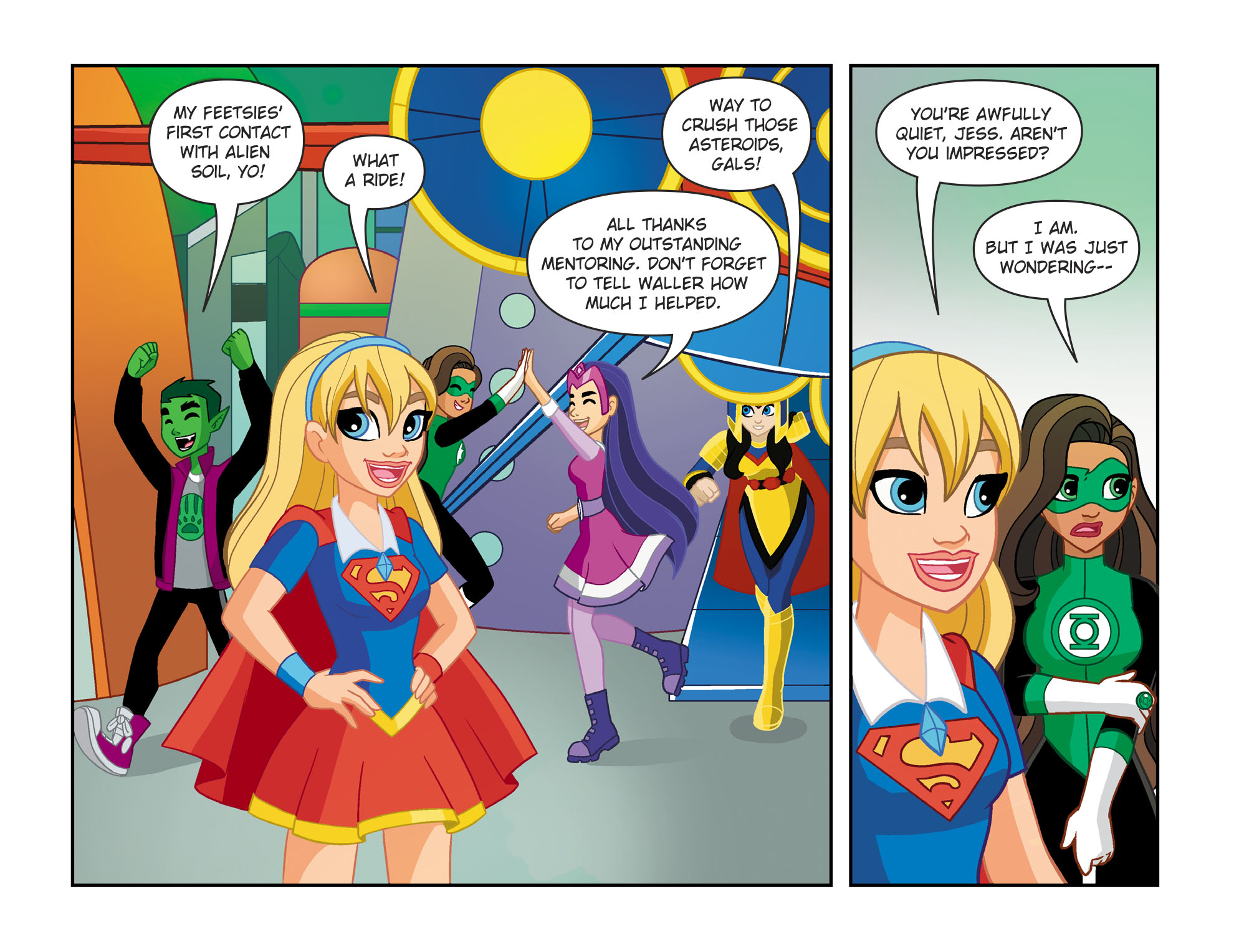 Read online DC Super Hero Girls: Spaced Out comic -  Issue #4 - 22