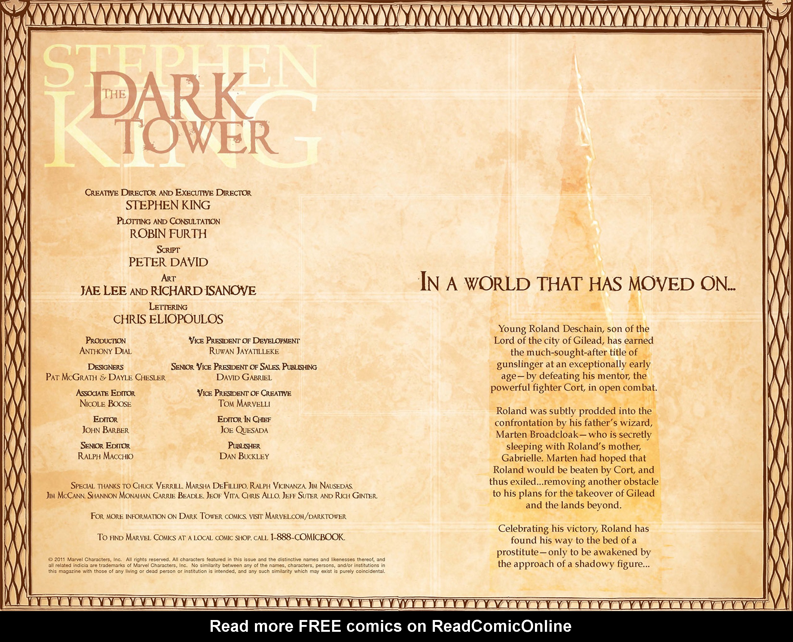 Read online Dark Tower: The Gunslinger Born comic -  Issue #2 - 2