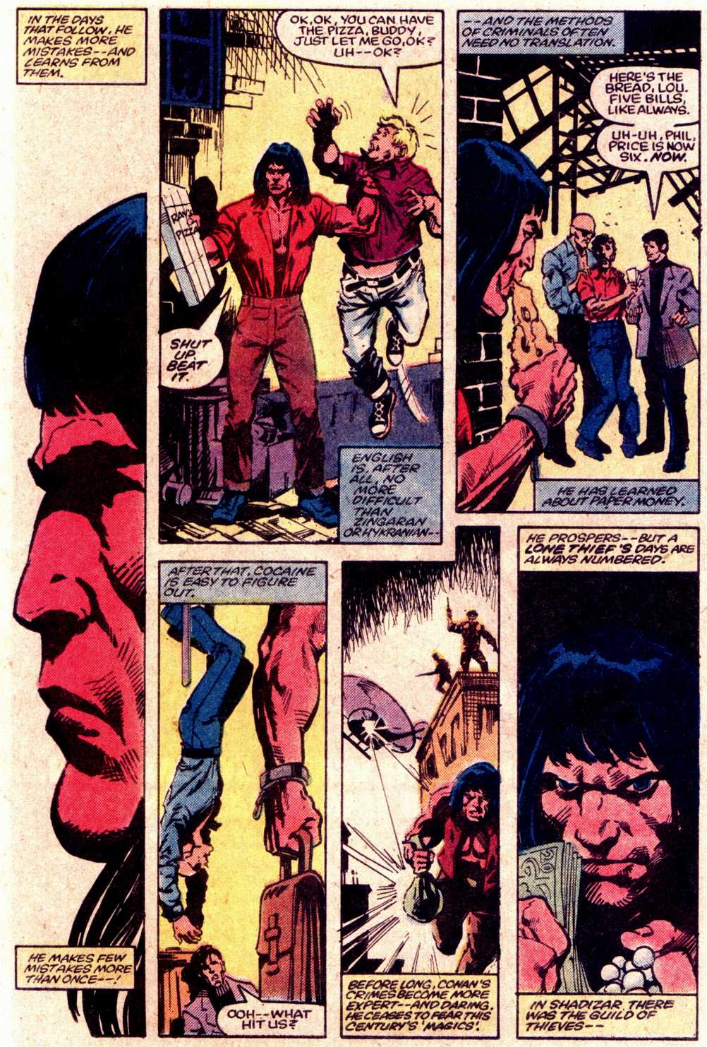 What If? (1977) issue 43 - Conan the Barbarian were stranded in the 20th century - Page 11