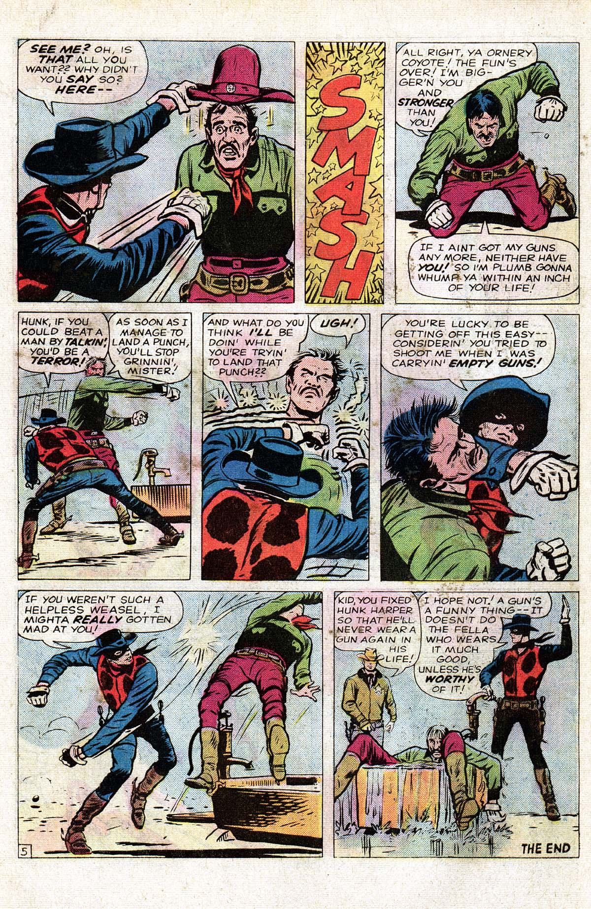 Read online The Mighty Marvel Western comic -  Issue #38 - 23