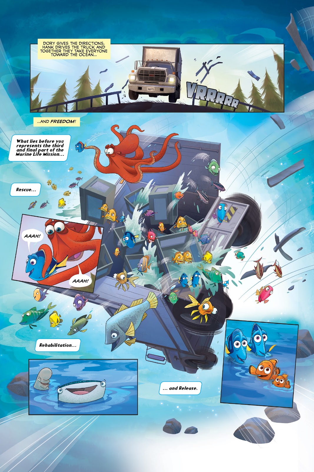 Disney/PIXAR Finding Nemo and Finding Dory: The Story of the Movies in Comics issue TPB - Page 100