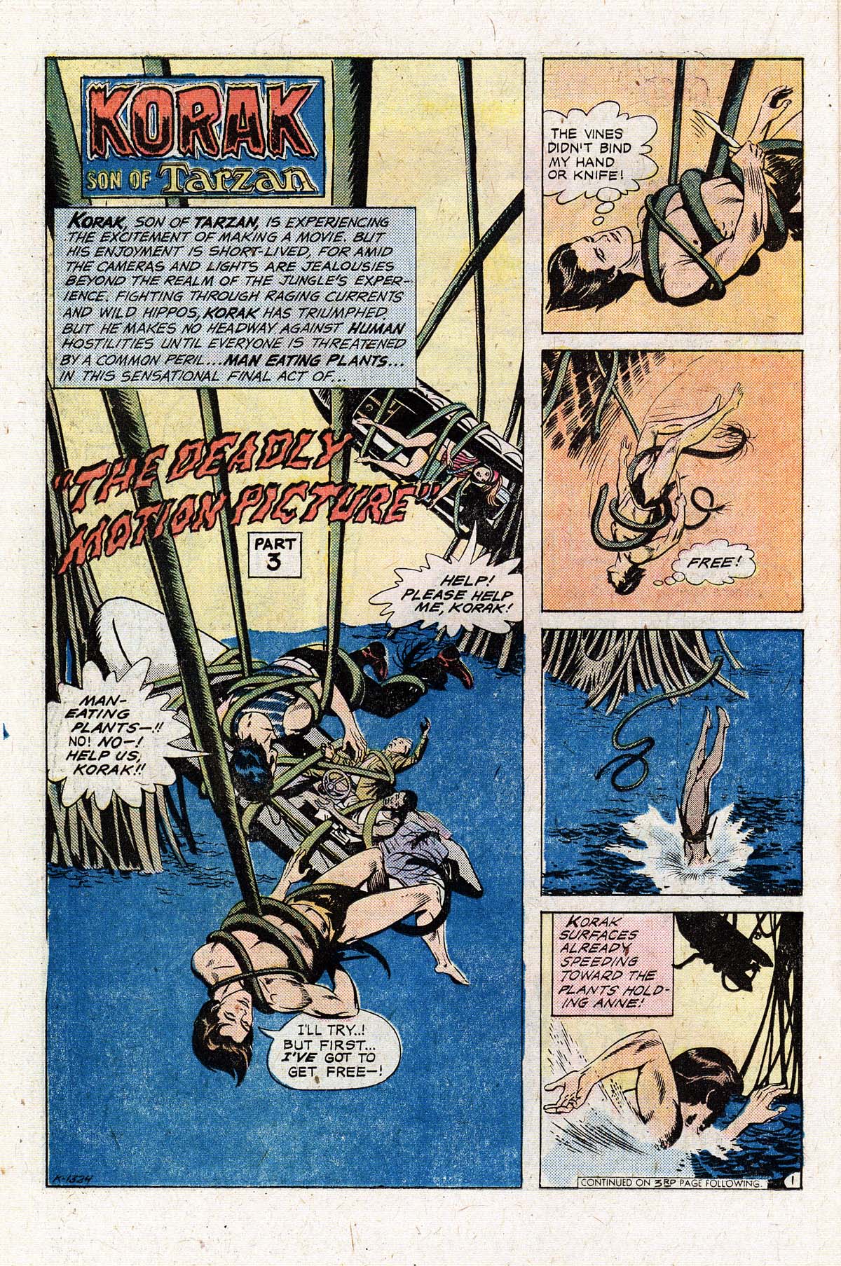 Read online Korak, Son of Tarzan (1972) comic -  Issue #59 - 22