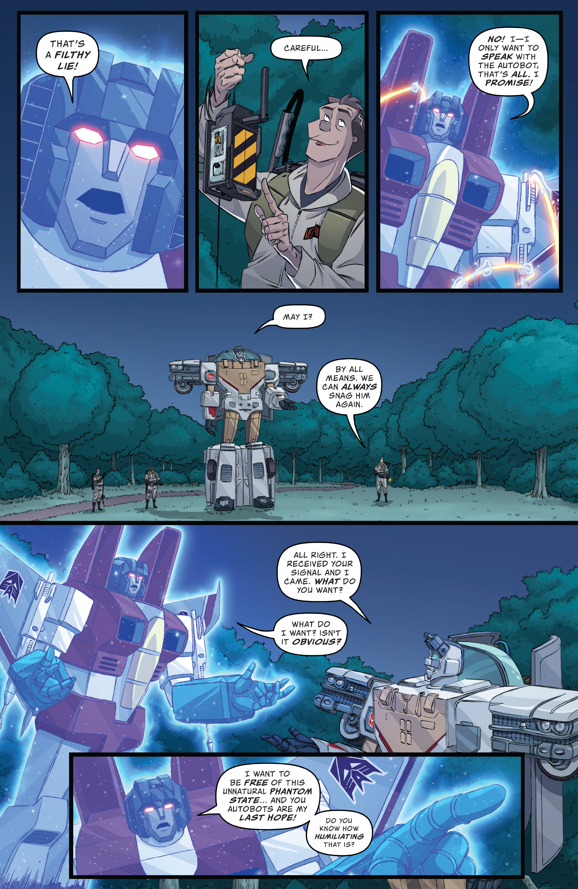Read online Transformers/Ghostbusters comic -  Issue #2 - 11