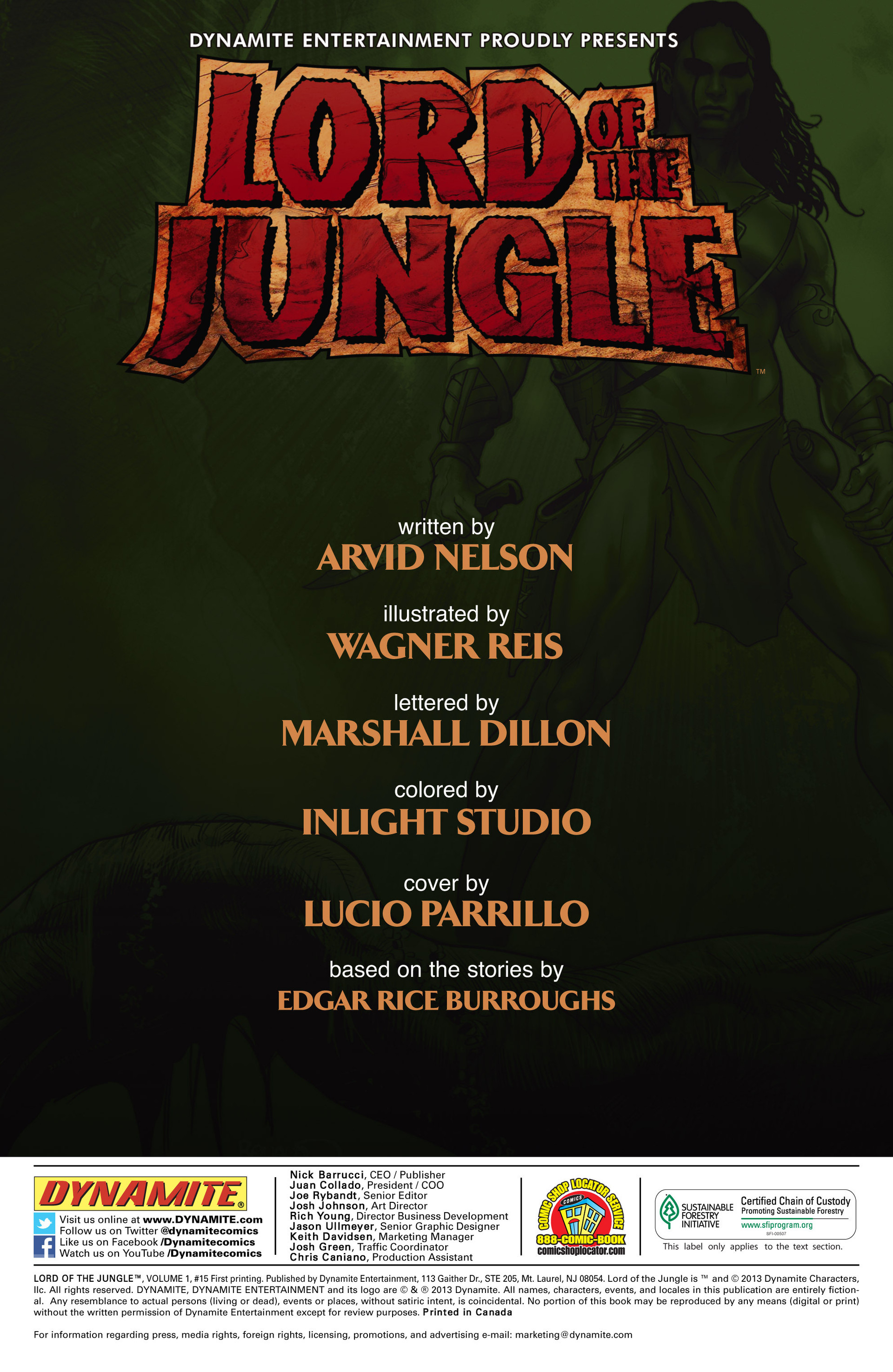 Read online Lord Of The Jungle (2012) comic -  Issue #15 - 2