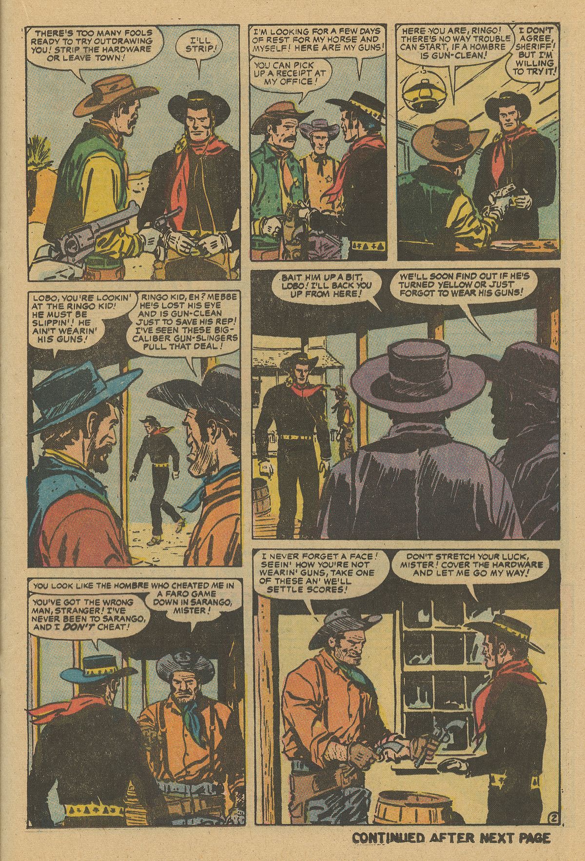 Read online Ringo Kid (1970) comic -  Issue #10 - 21