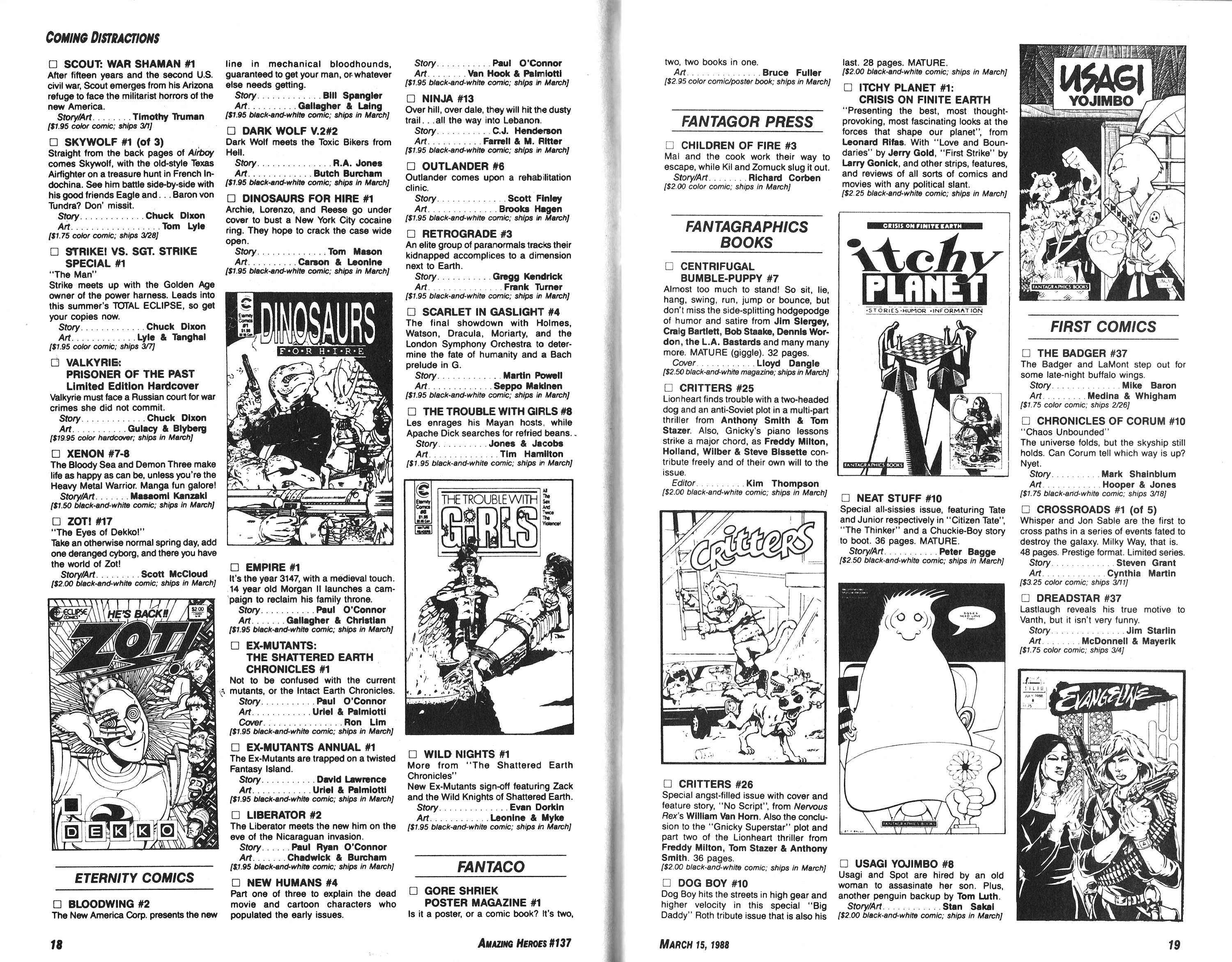 Read online Amazing Heroes comic -  Issue #137 - 10