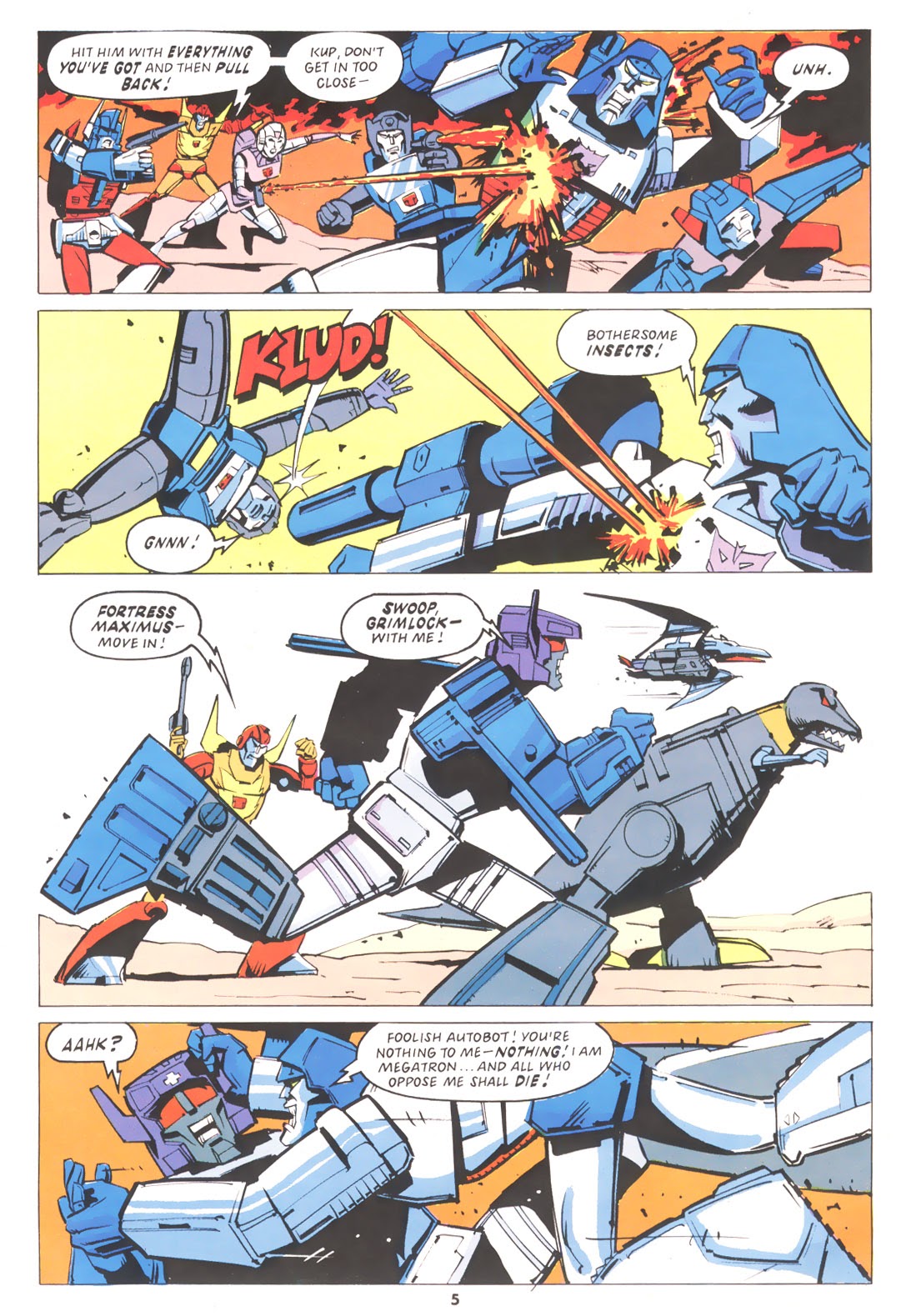 Read online The Transformers (UK) comic -  Issue #204 - 5