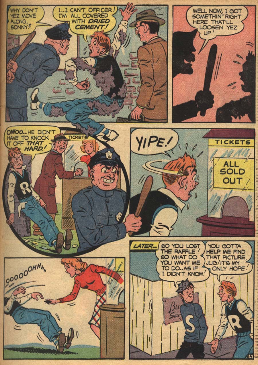 Read online Pep Comics comic -  Issue #61 - 8