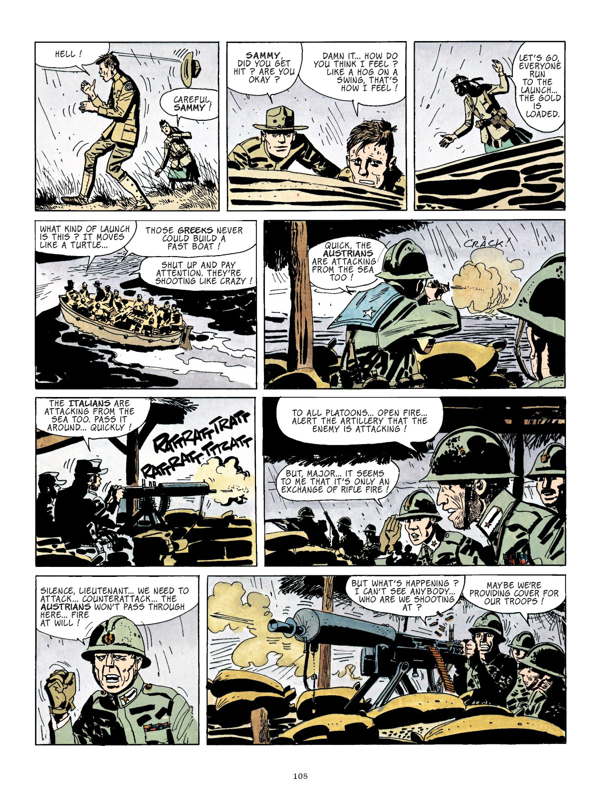 Read online Corto Maltese comic -  Issue # TPB 6 - 102