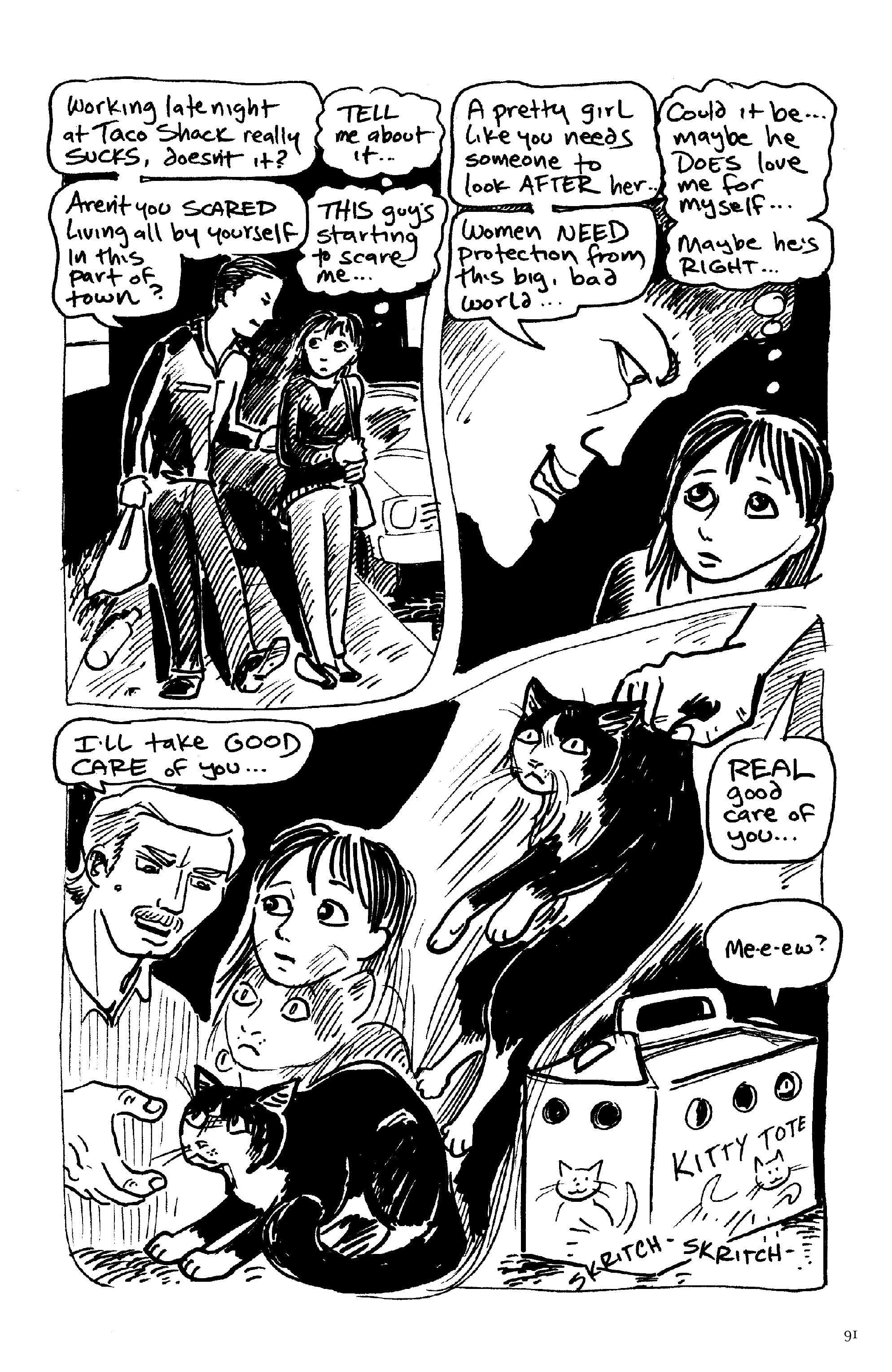 Read online Drawing Lines: An Anthology of Women Cartoonists comic -  Issue # TPB - 91