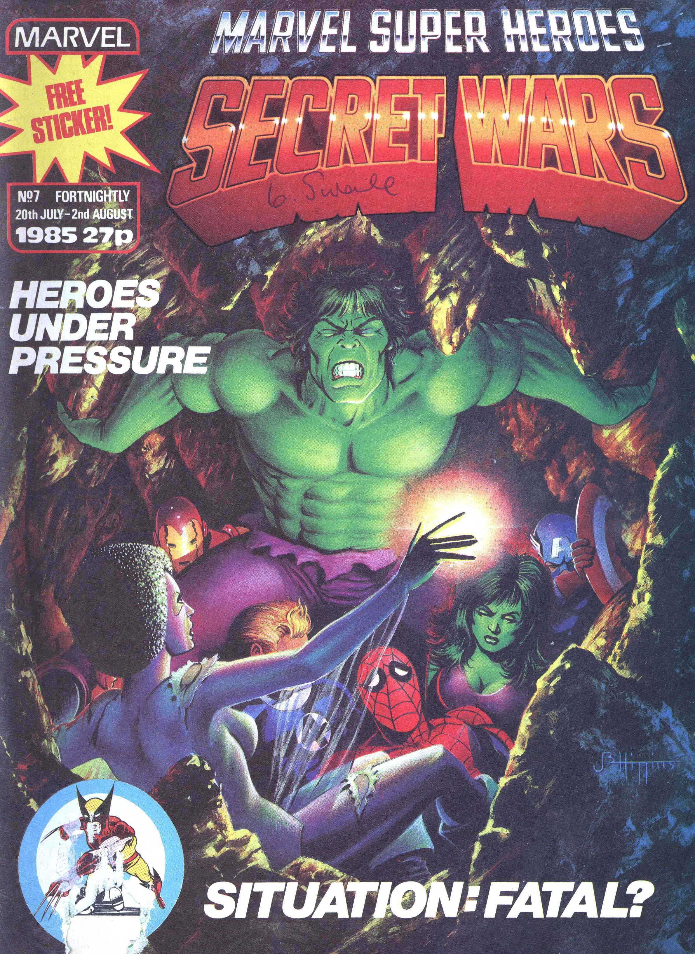Read online Secret Wars (1985) comic -  Issue #7 - 1