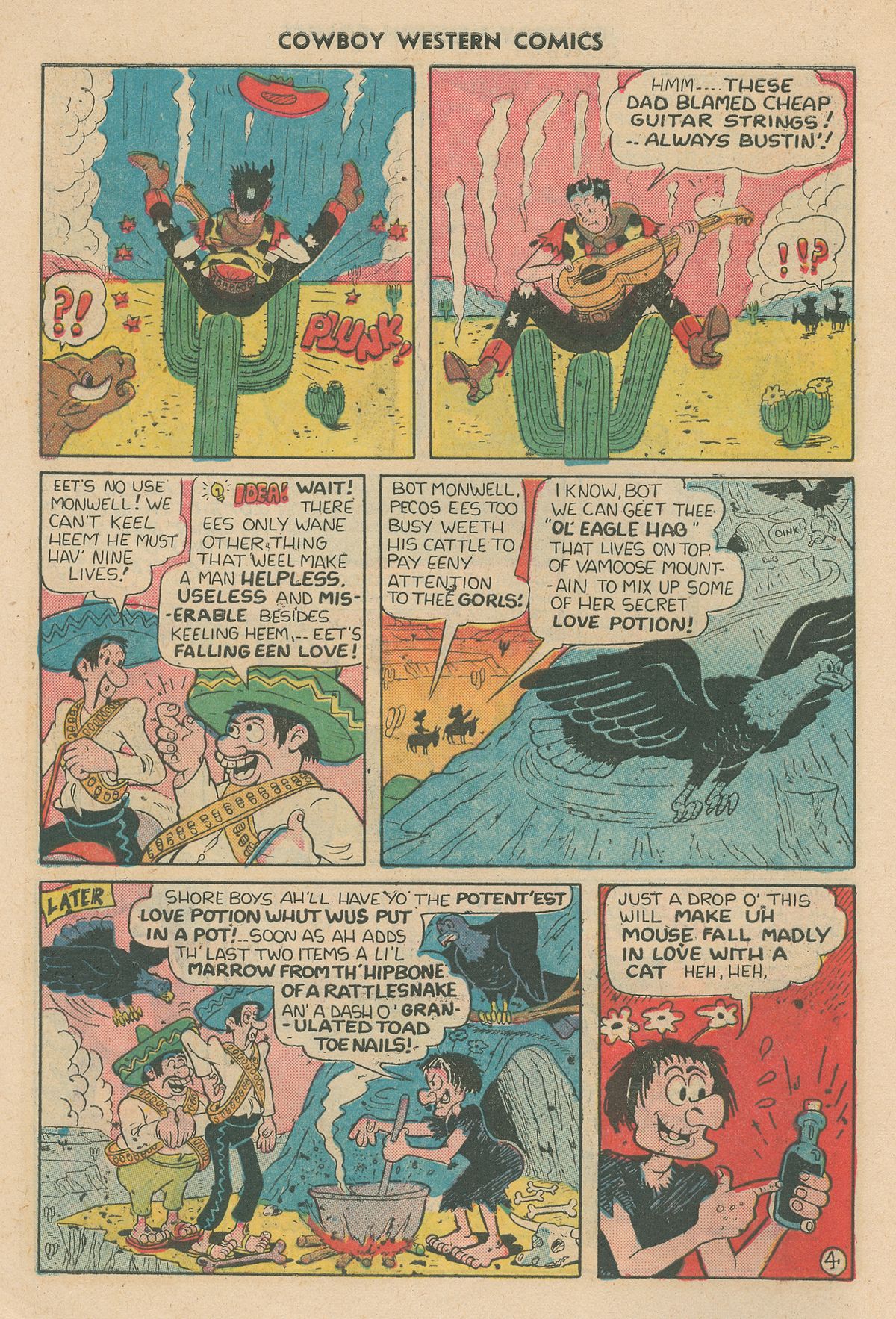 Read online Cowboy Western Comics (1948) comic -  Issue #31 - 10