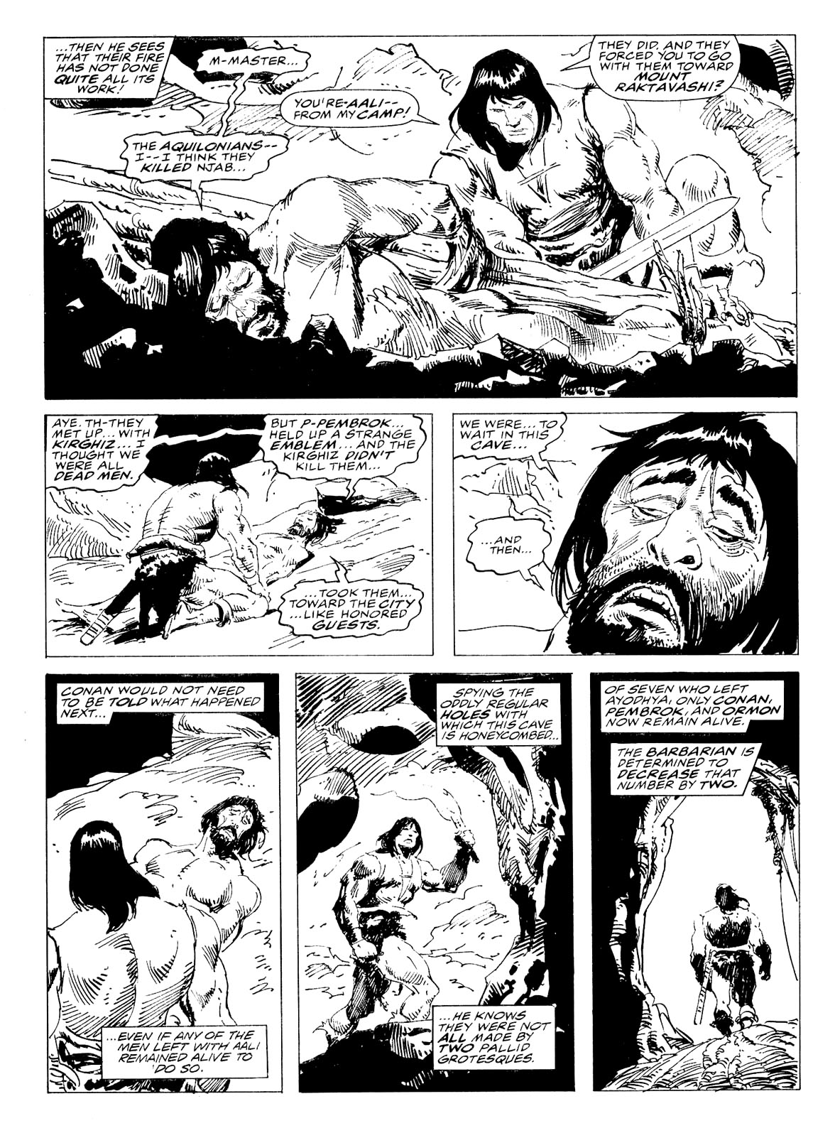 Read online The Savage Sword Of Conan comic -  Issue #234 - 29
