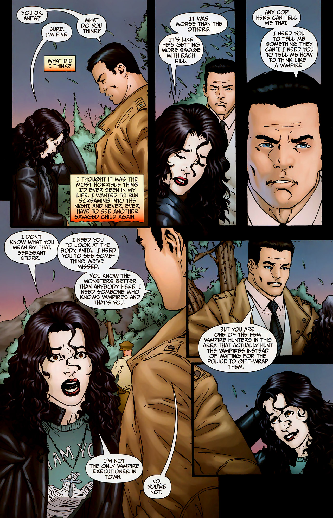 Read online Anita Blake, Vampire Hunter: The First Death comic -  Issue #1 - 5