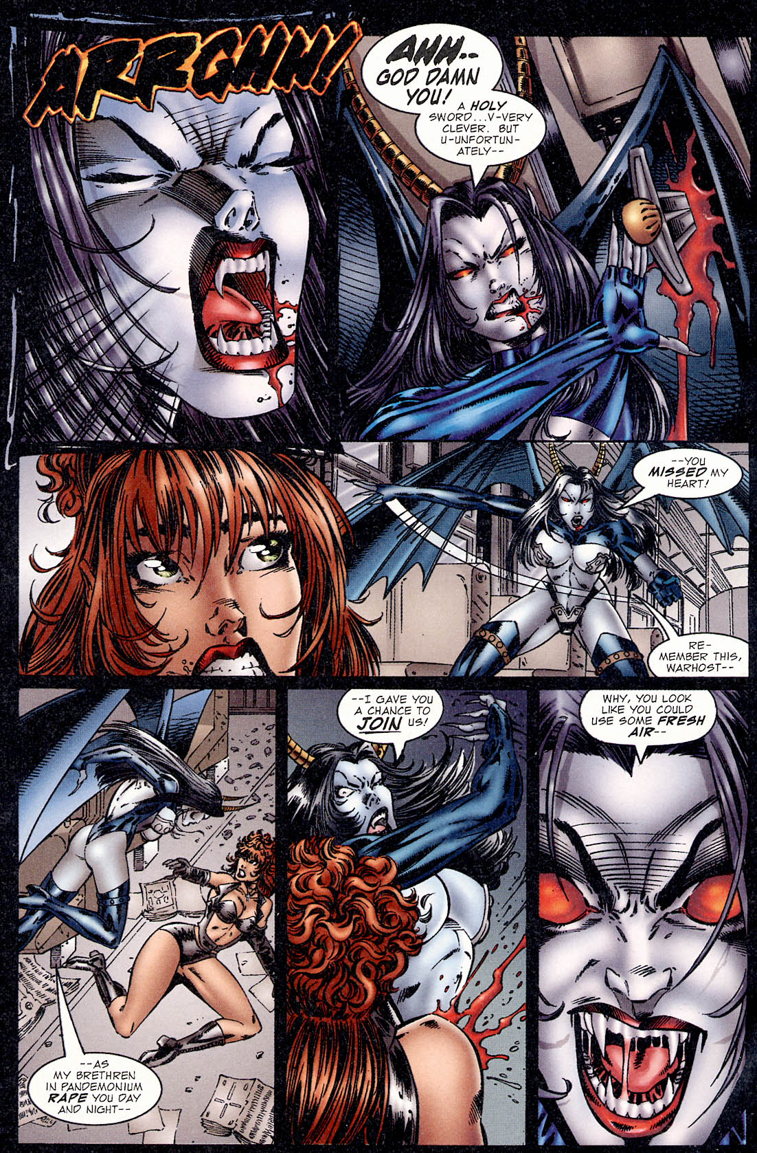 Read online Avengelyne (1995) comic -  Issue #2 - 25