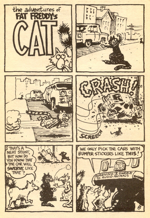 Read online Adventures of Fat Freddy's Cat comic -  Issue #3 - 18