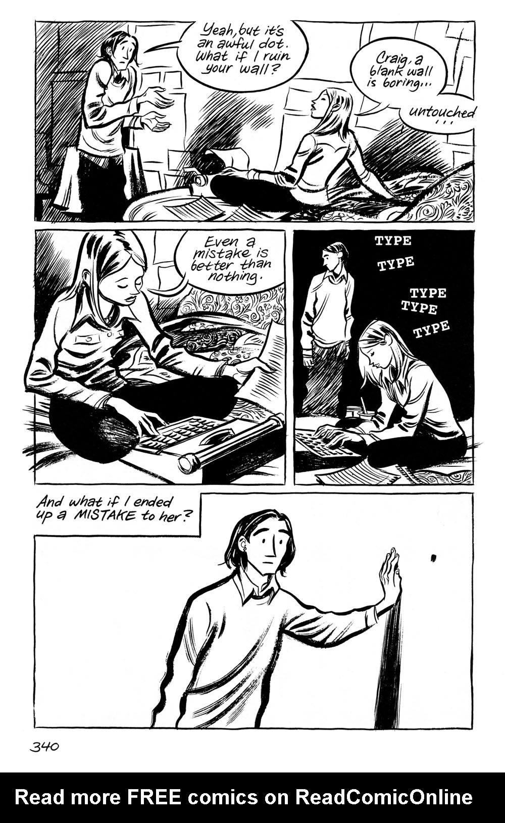 Read online Blankets comic -  Issue #2 - 116