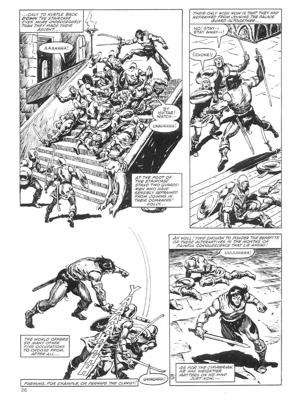 Read online The Savage Sword Of Conan comic -  Issue #81 - 36