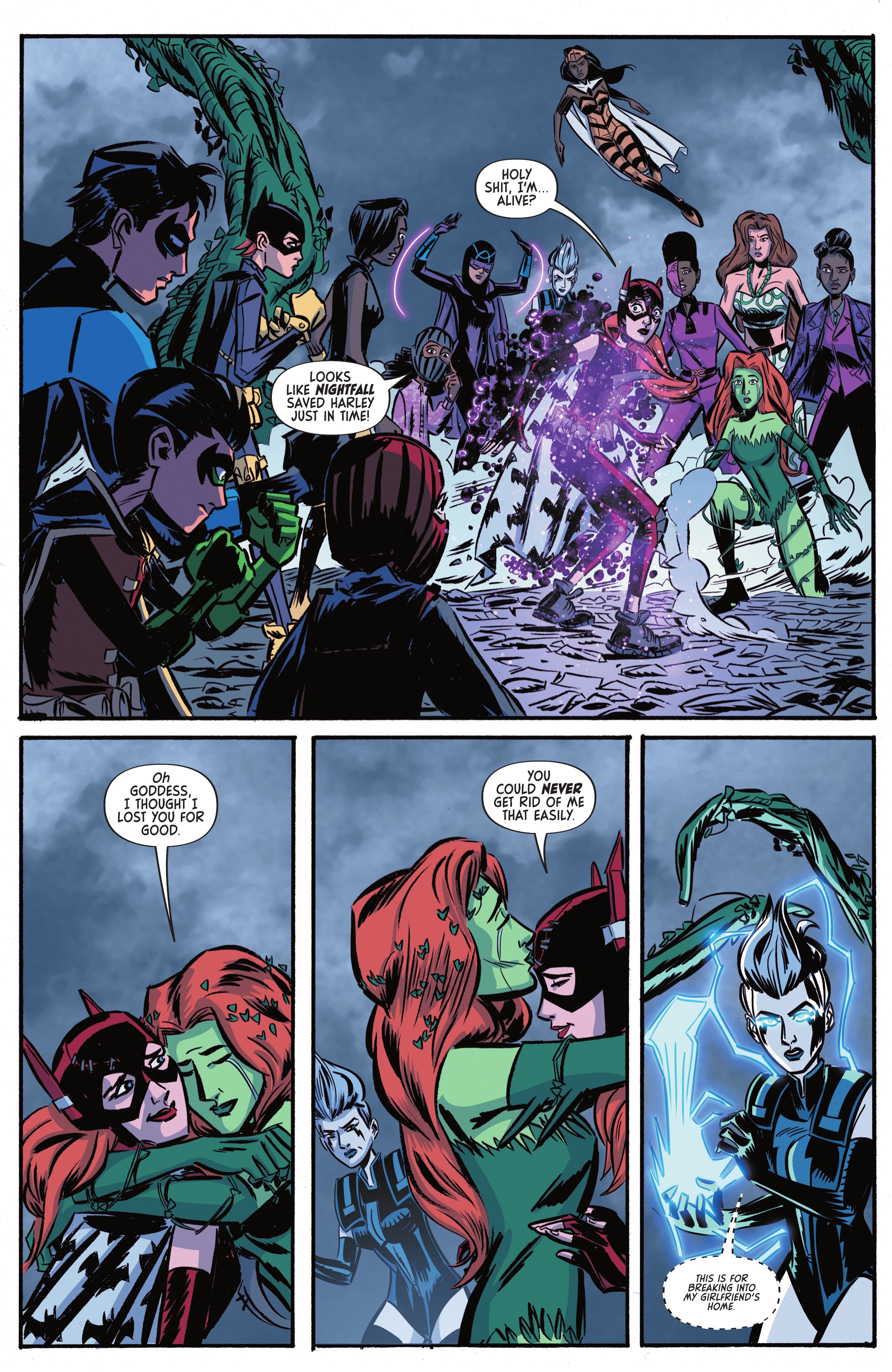 Read online Harley Quinn: The Animated Series: Legion of Bats! comic -  Issue #6 - 7
