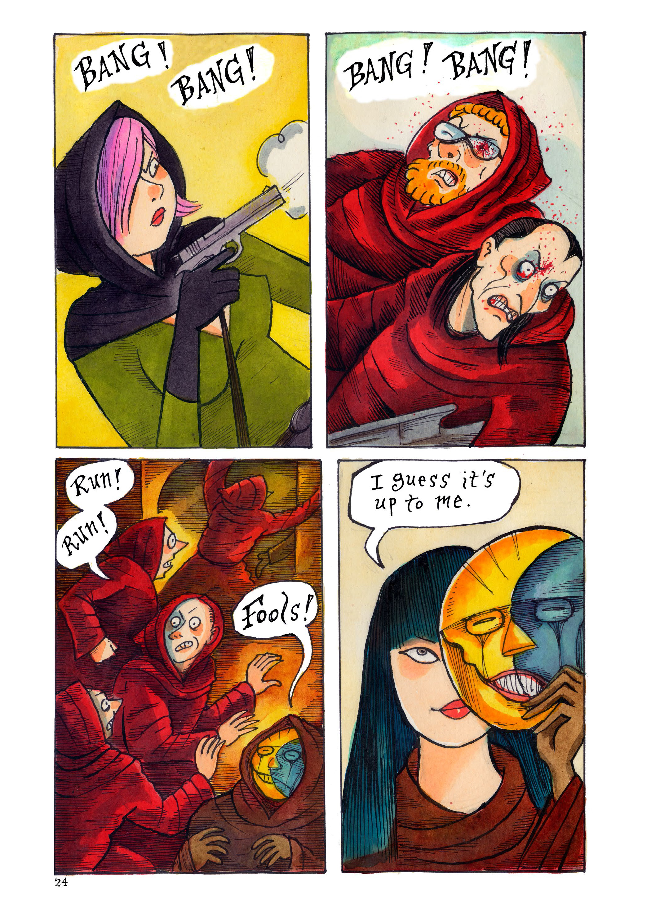 Read online Violenzia and Other Deadly Amusements comic -  Issue # TPB - 25