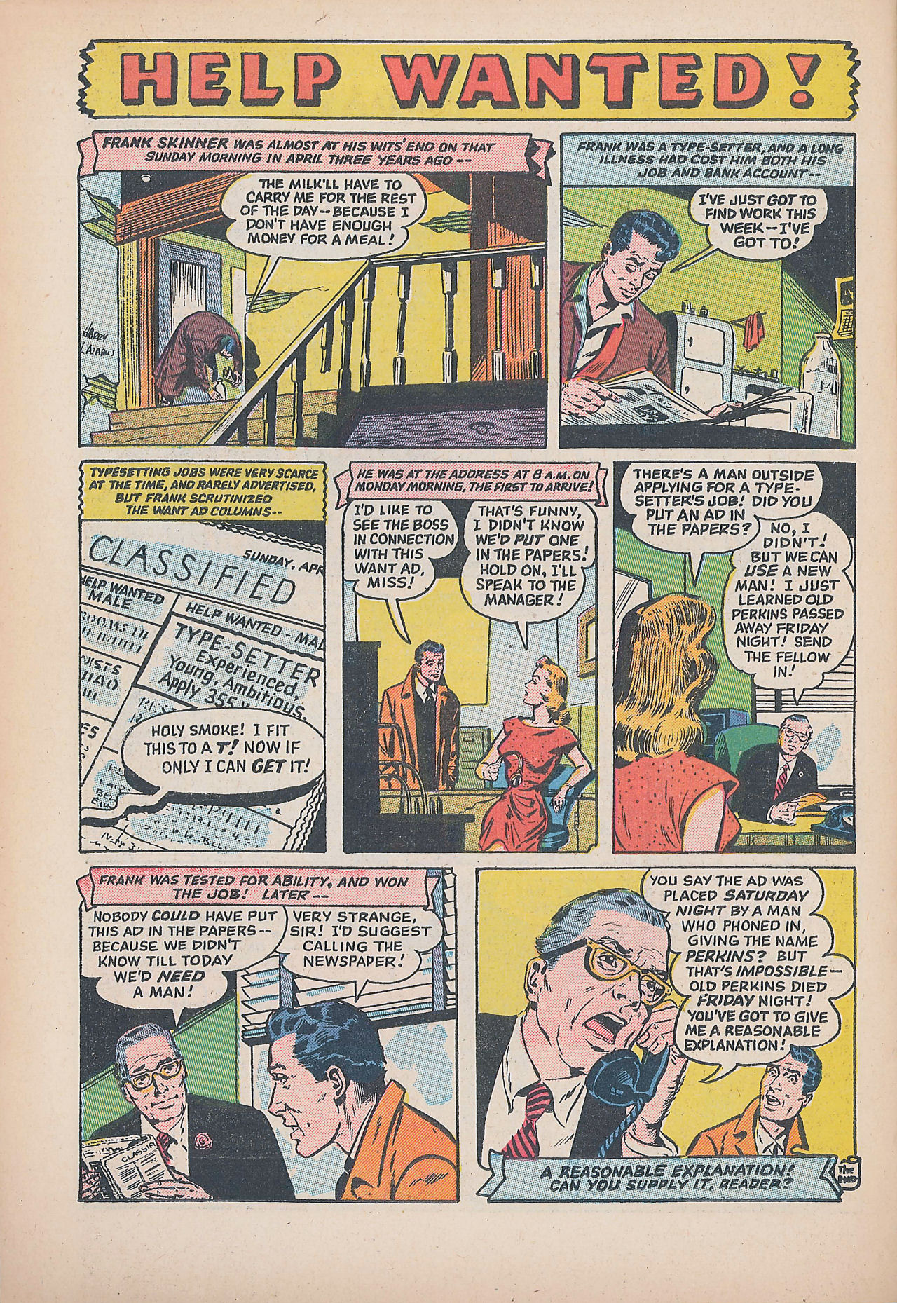 Read online Adventures Into The Unknown comic -  Issue #71 - 22