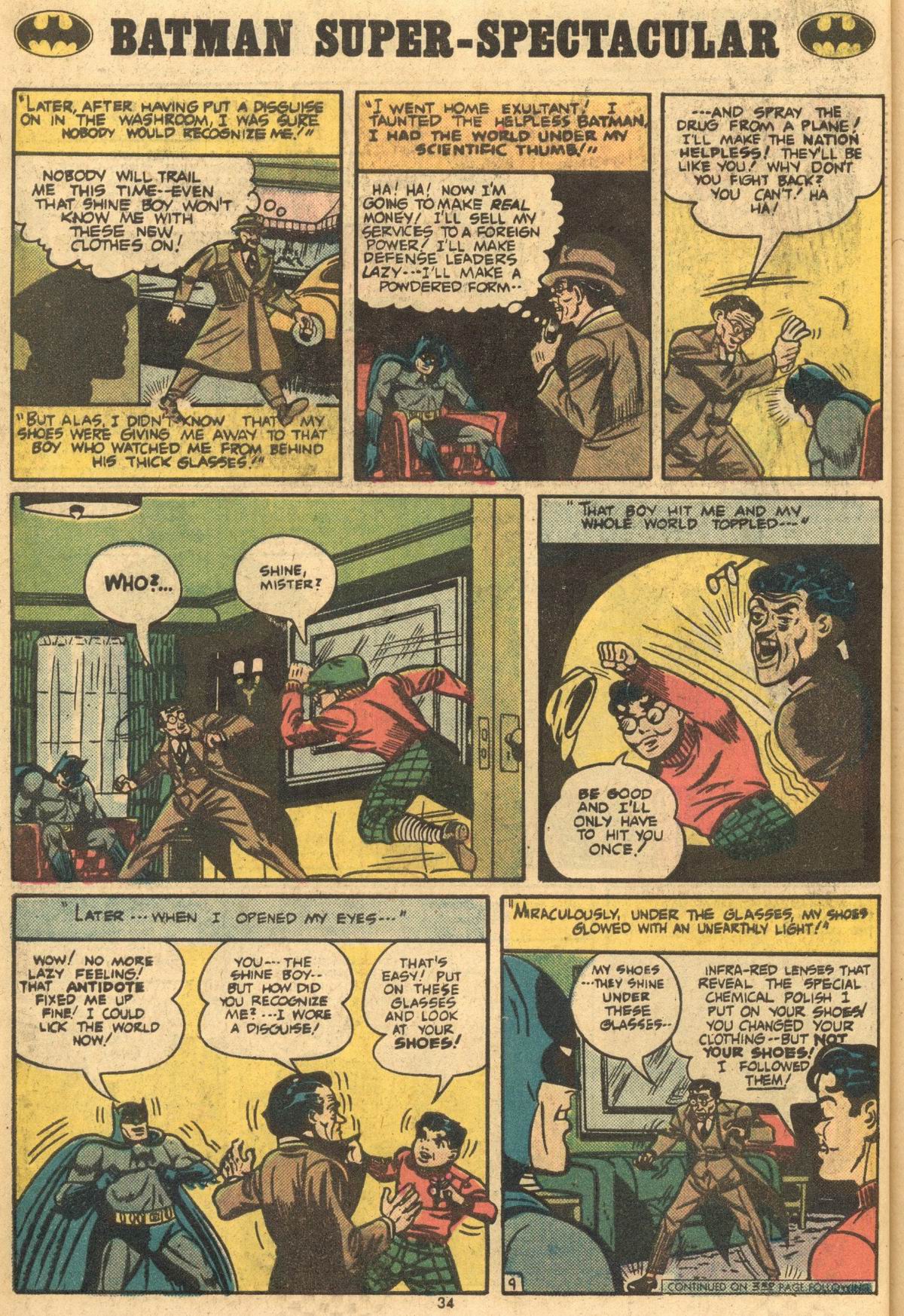 Read online Batman (1940) comic -  Issue #258 - 34