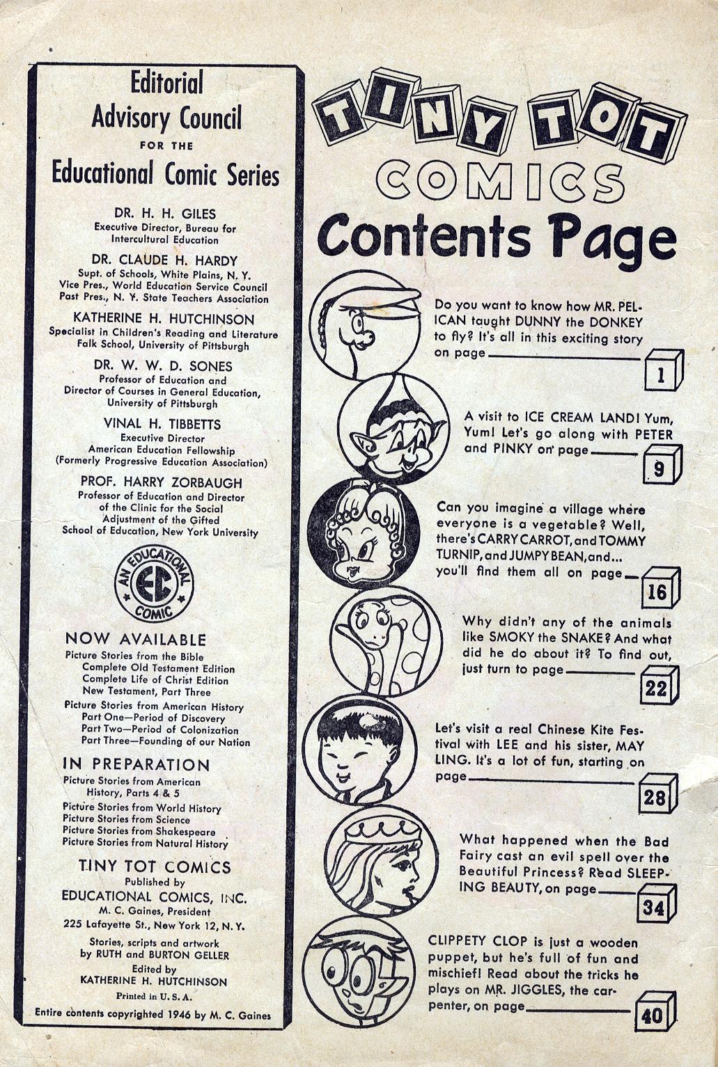 Read online Tiny Tot Comics comic -  Issue #1 - 2