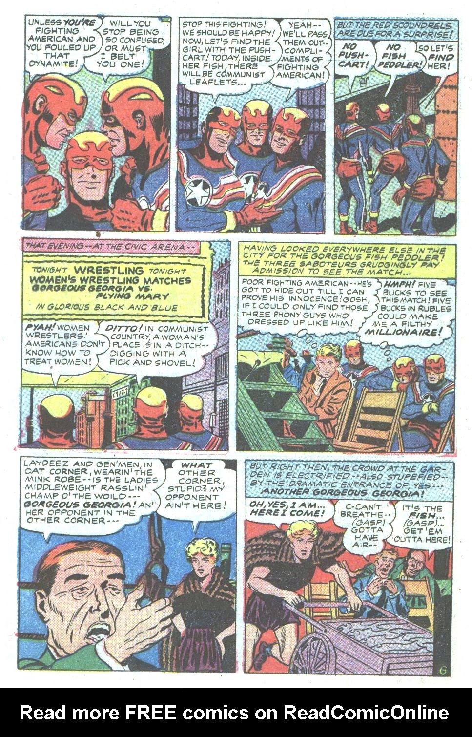 Read online Fighting American (1954) comic -  Issue #7 - 18