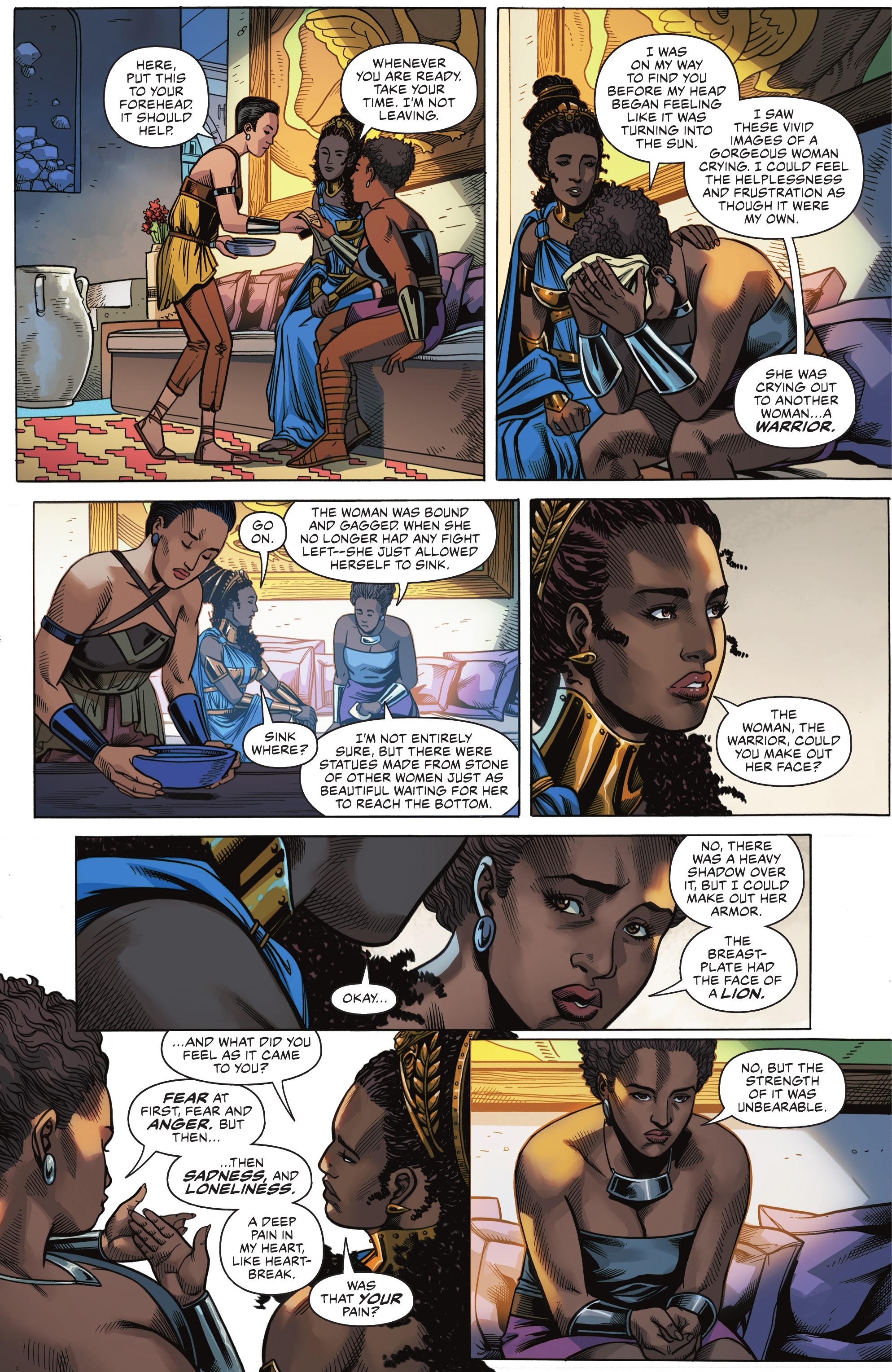 Read online Nubia & the Amazons comic -  Issue #3 - 14