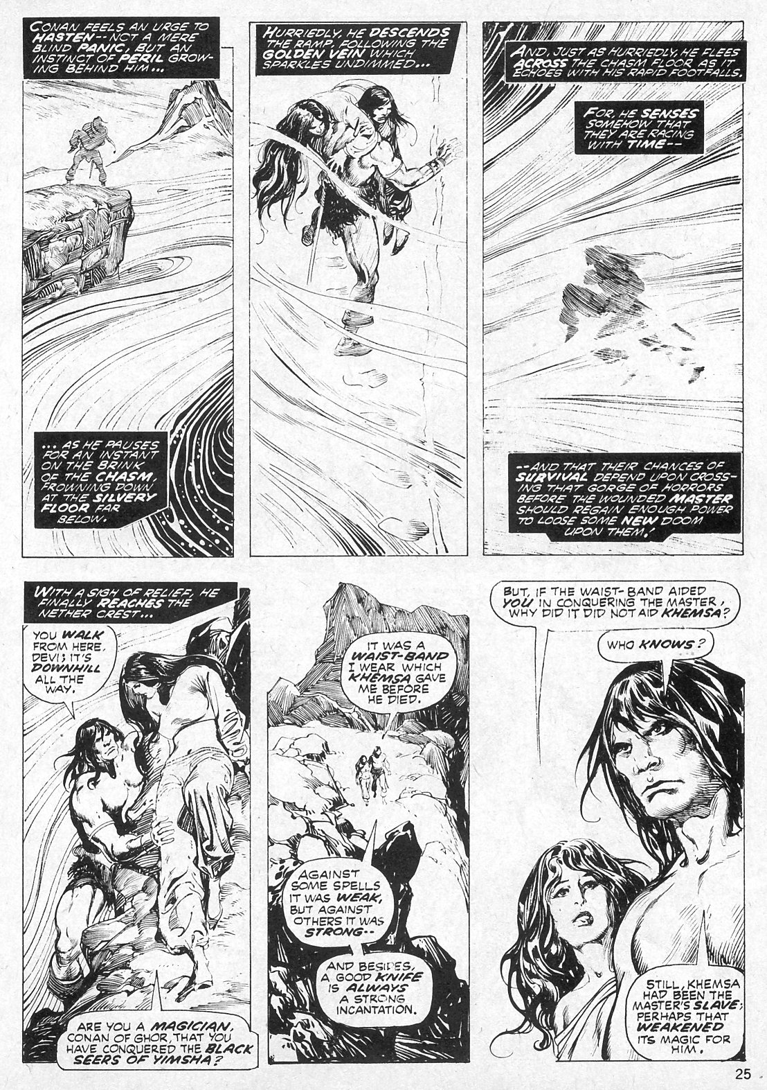 Read online The Savage Sword Of Conan comic -  Issue #19 - 25
