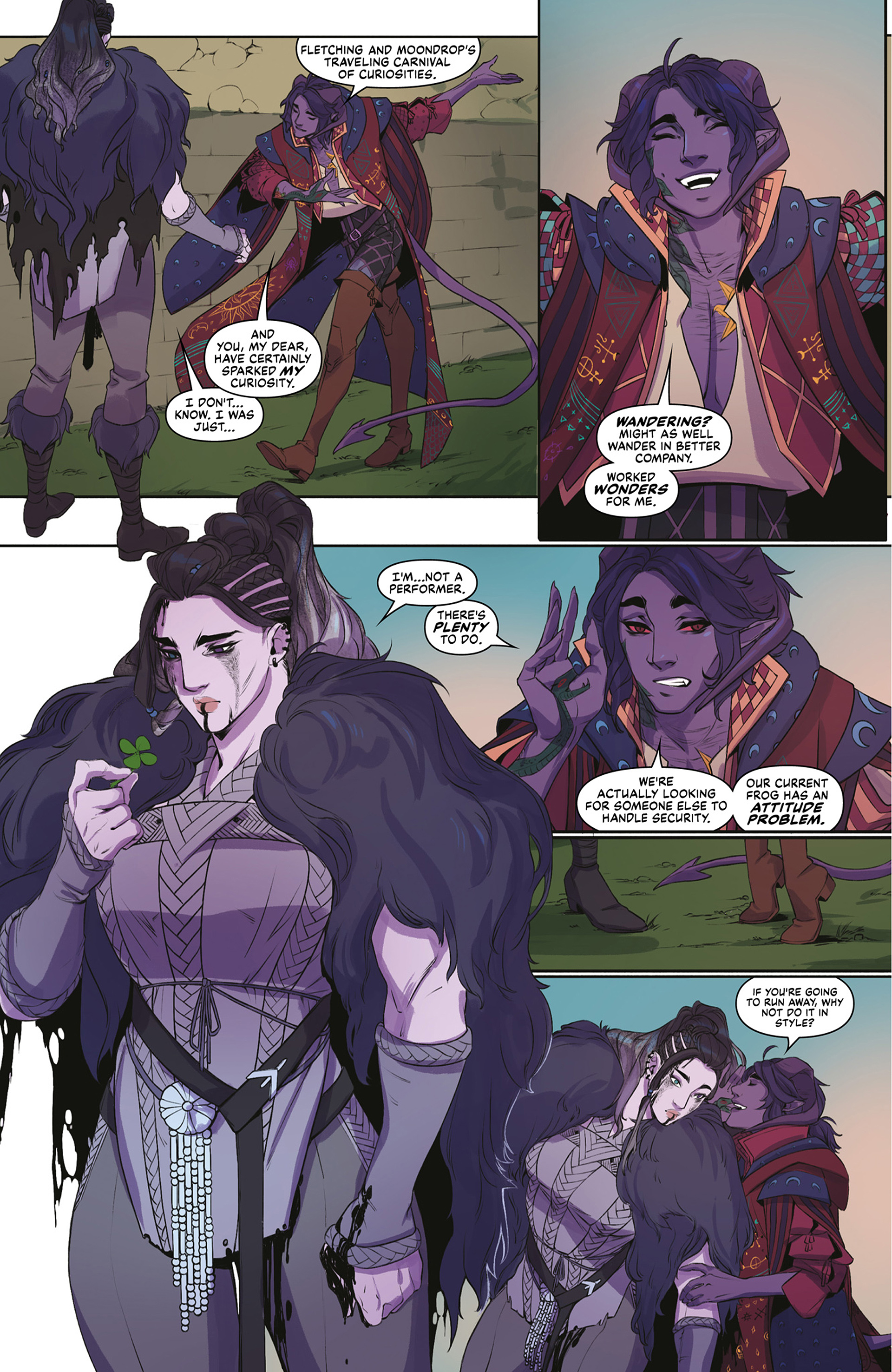 Read online Critical Role: The Mighty Nein Origins - Mollymauk Tealeaf comic -  Issue # Full - 38