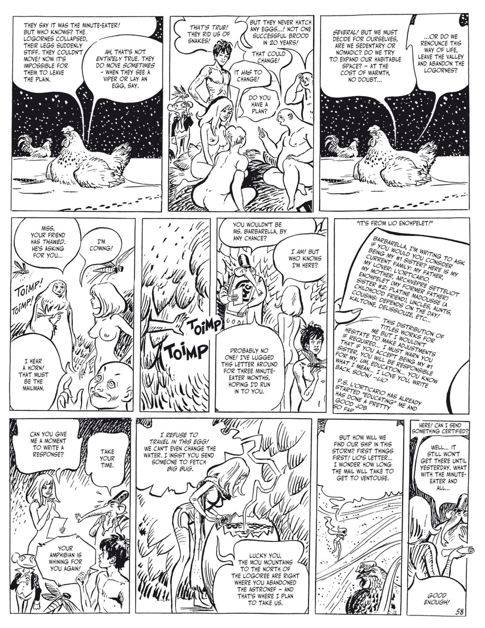 Read online Barbarella and The Wrath of the Minute-Eater comic -  Issue # TPB - 63