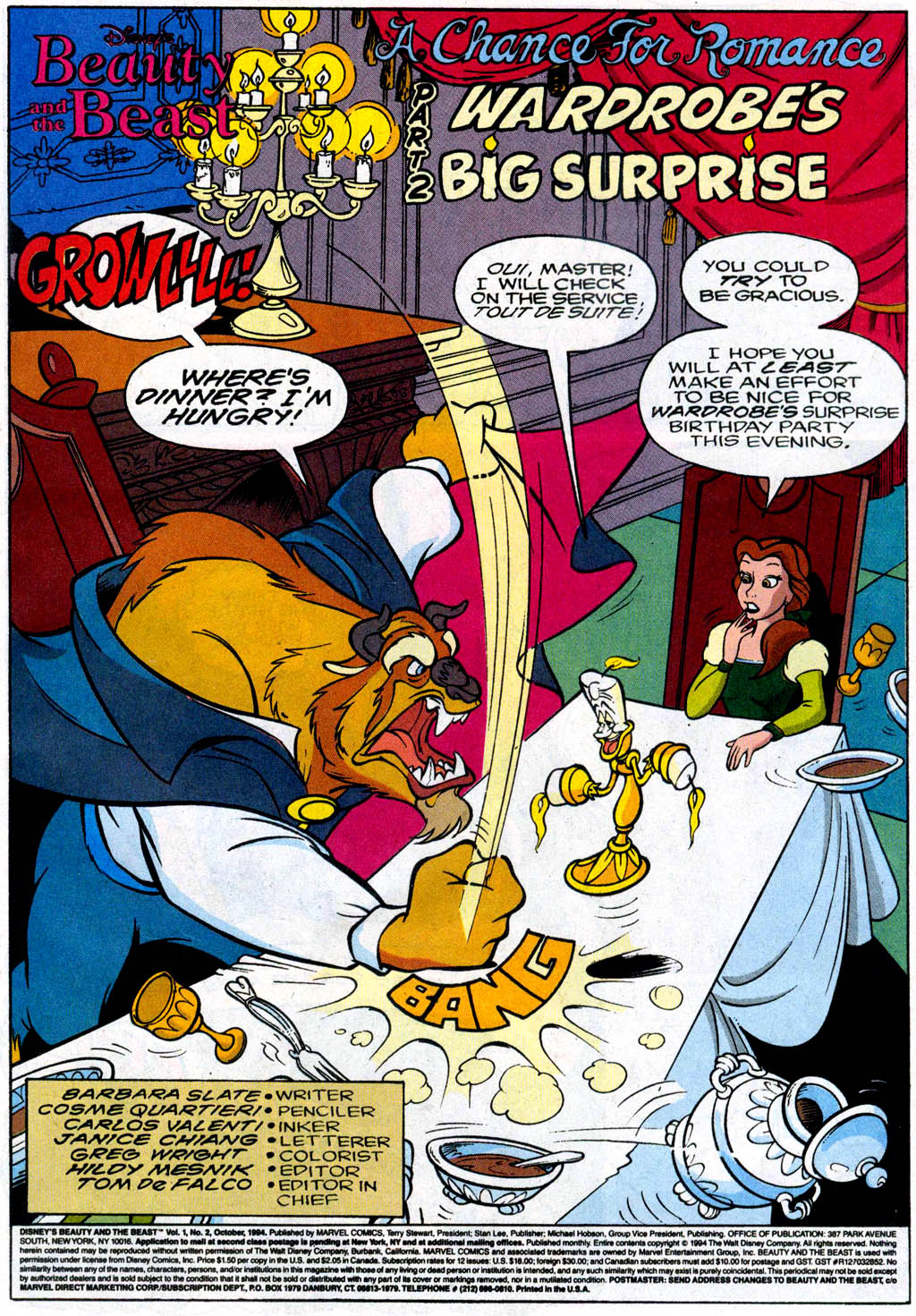 Read online Disney's Beauty and the Beast comic -  Issue #2 - 2