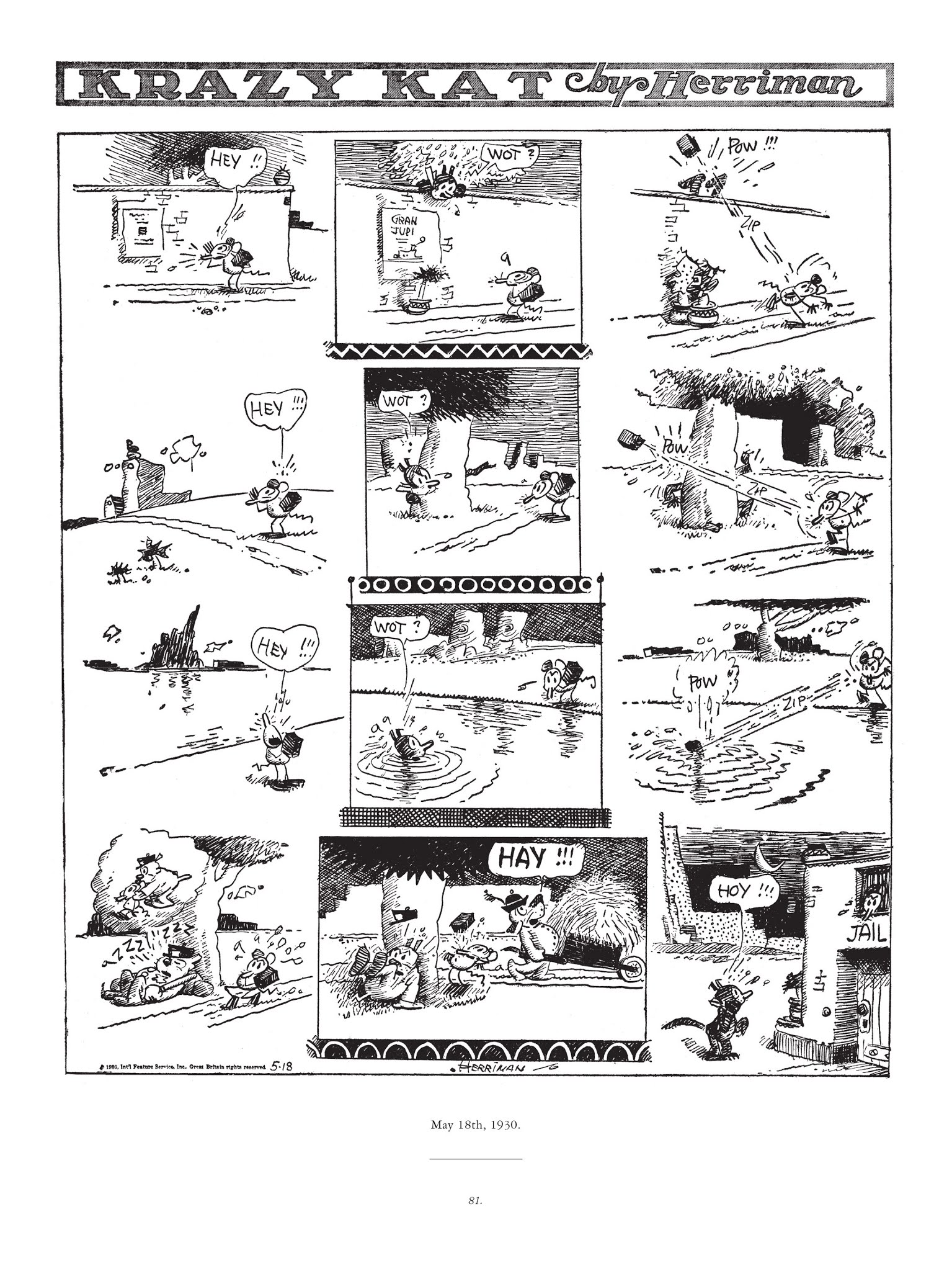 Read online Krazy & Ignatz comic -  Issue # TPB 6 - 79