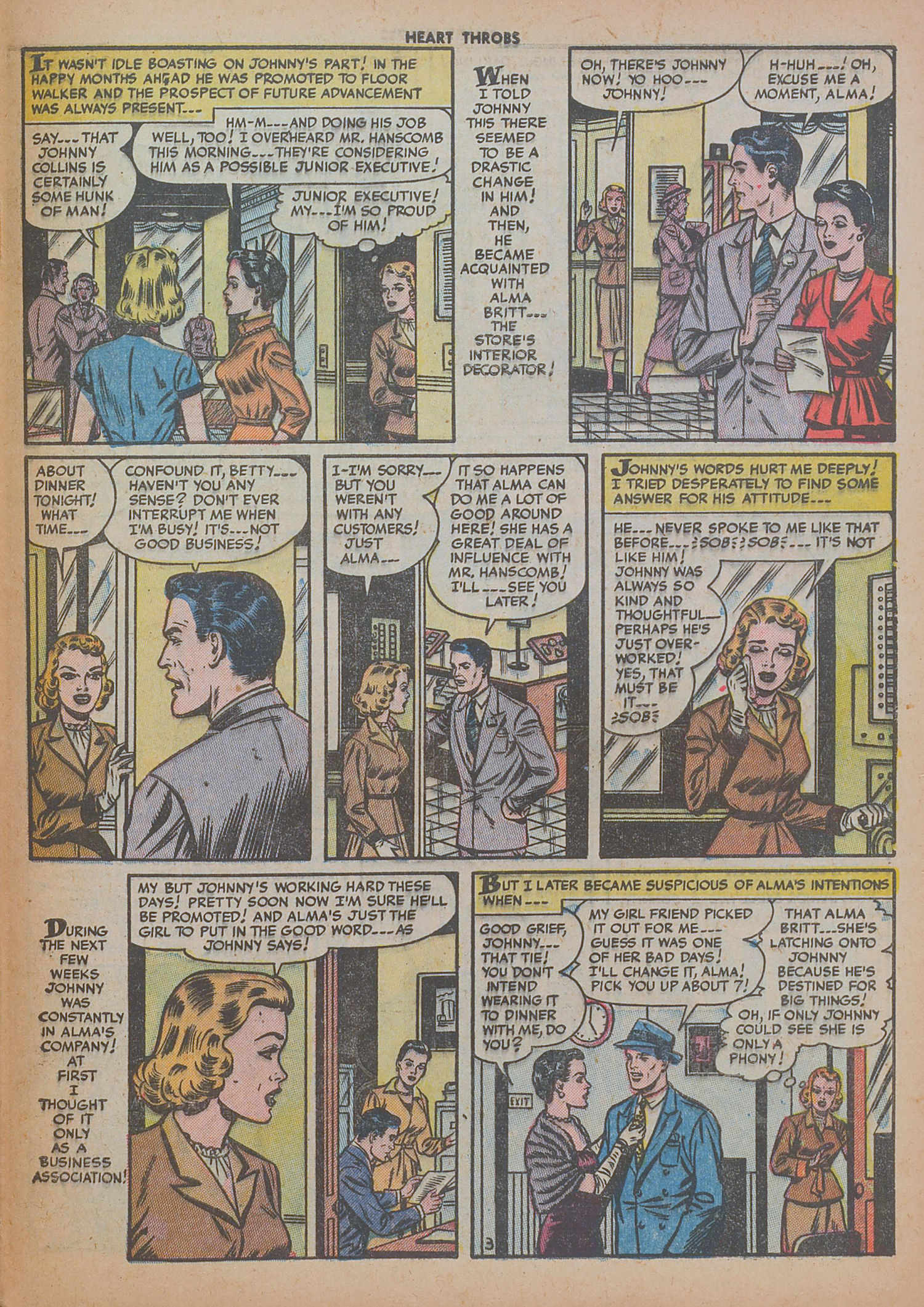 Read online Heart Throbs comic -  Issue #27 - 29